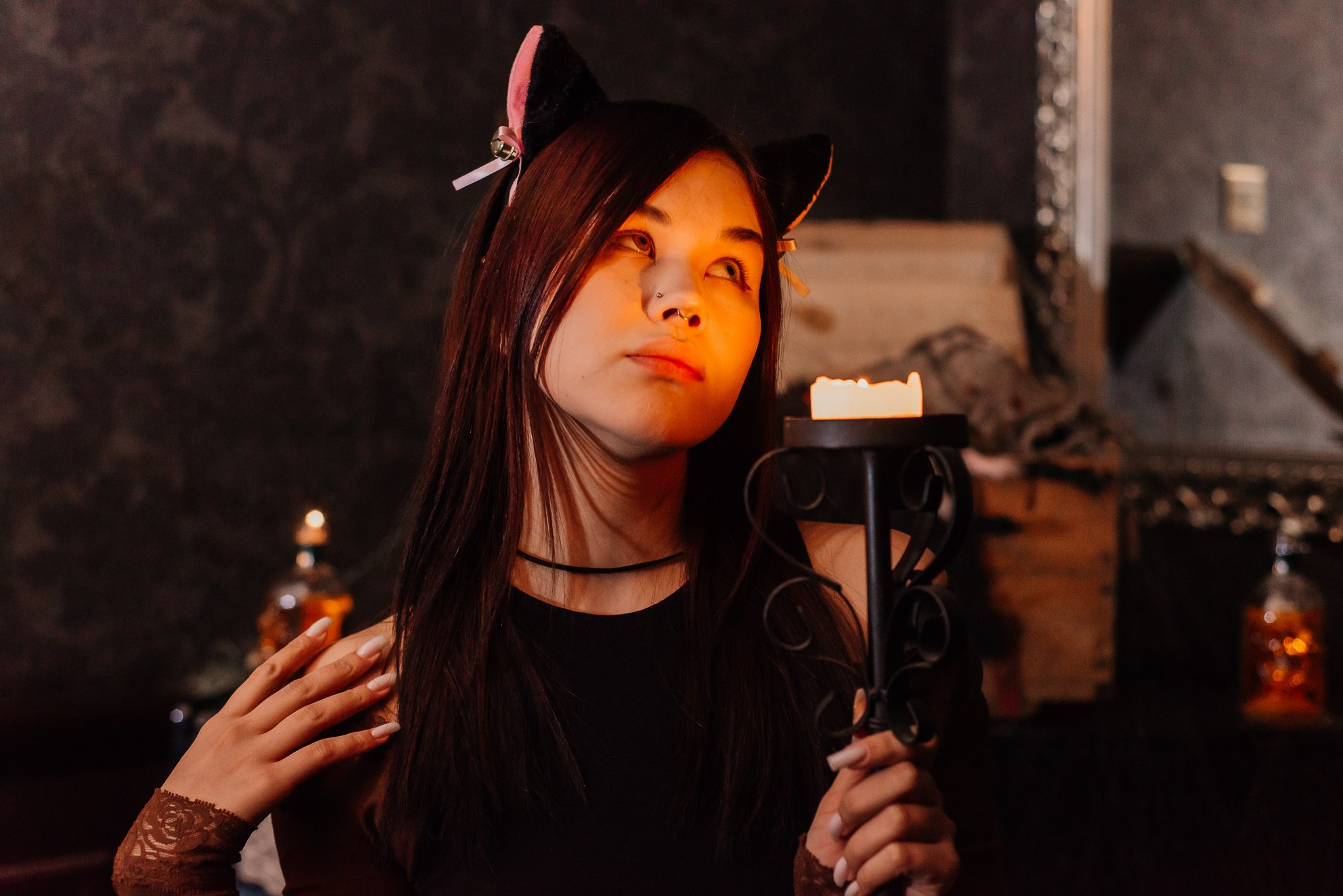 Halloween party в кальянной HookahPlace. Профессиональный пейзажный фотограф Новокрещенов Станислав