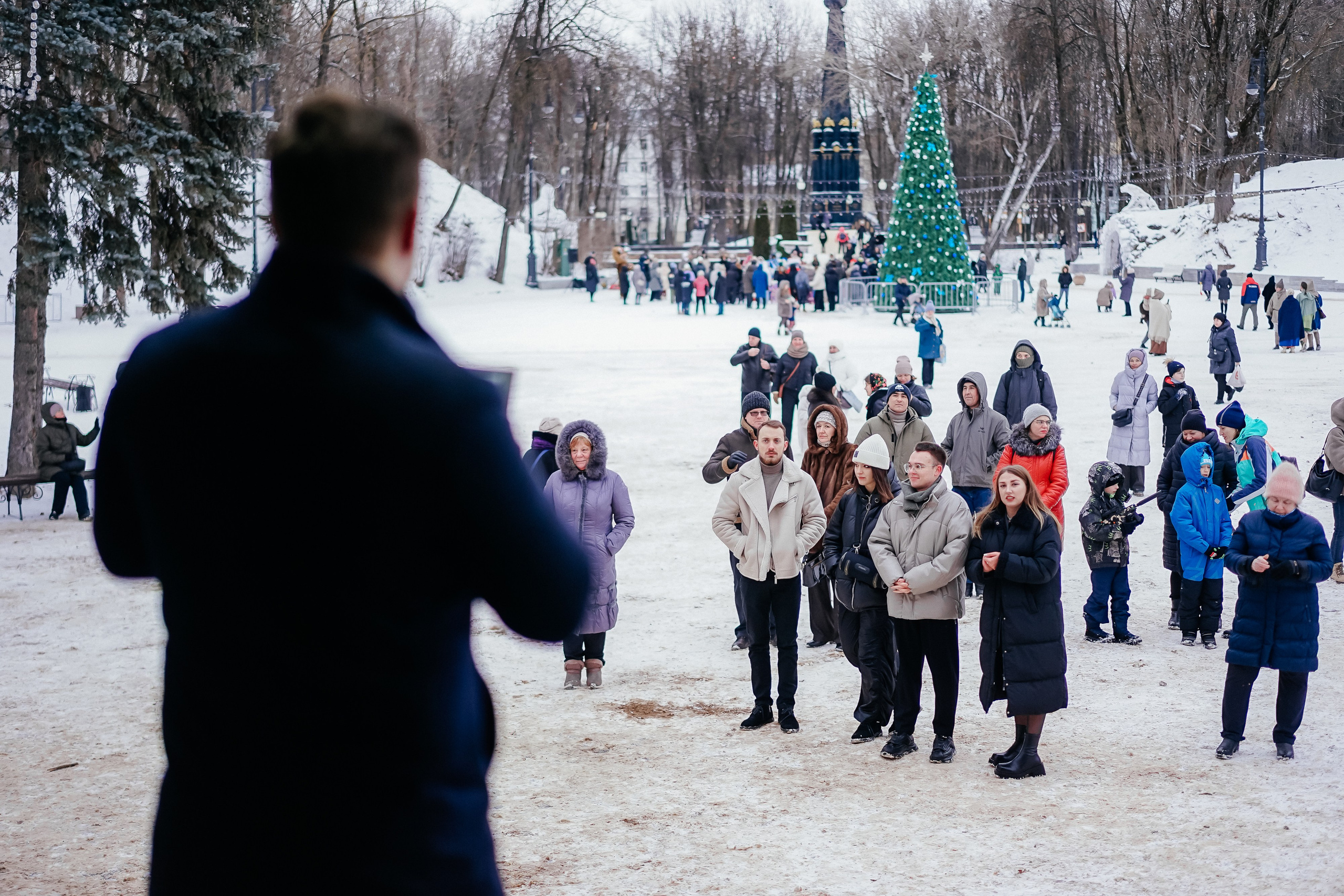«Предновогодний переполох» Лопатинский сад, 14.12.2024. Фотограф и видеограф Смоленск | Студия Цезарь