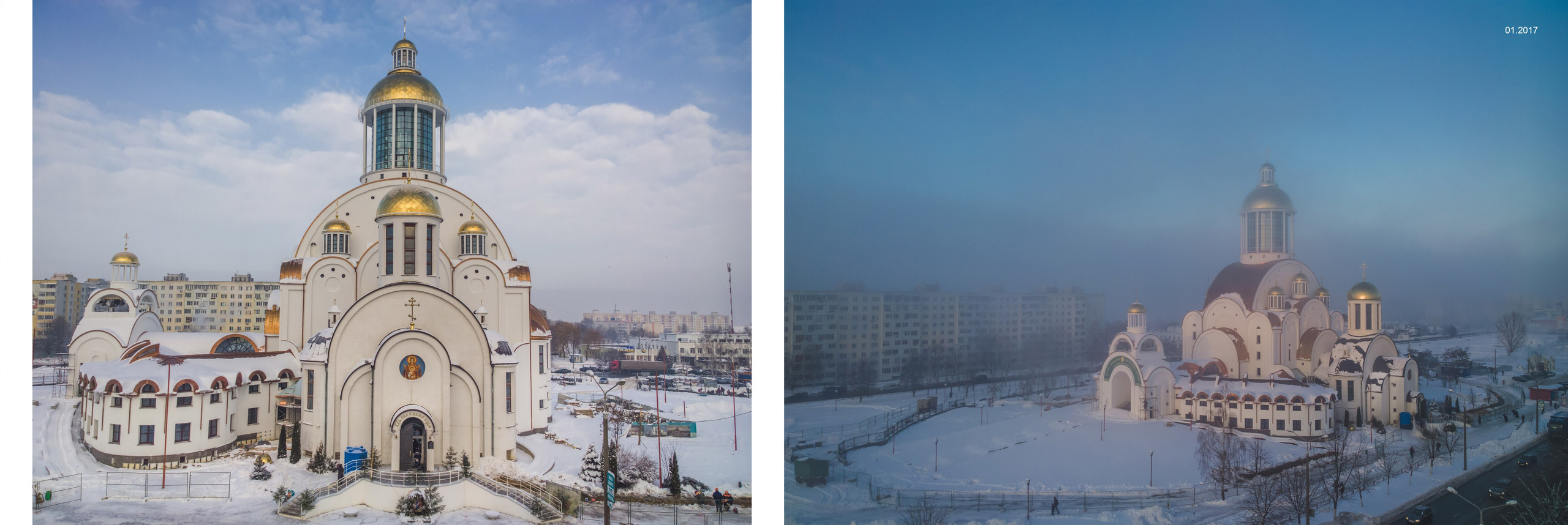 Кафедральный собор Рождества Христова в г. Солигорске. Фотограф Олег Юршевич Солигорск Минск