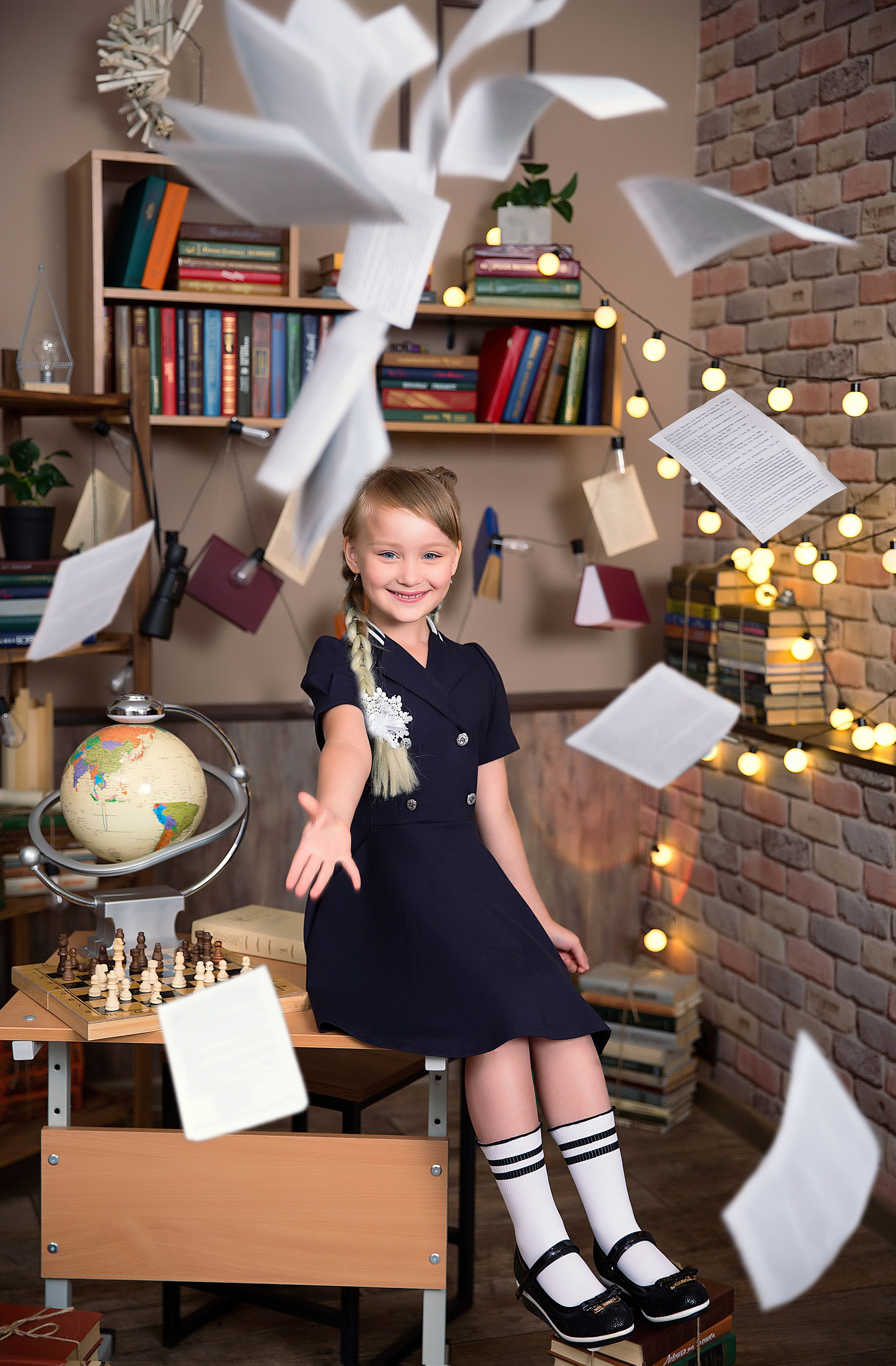 Индивидуальные фотосессии школьников. Детский школьный фотограф в Кемерово Зиновьева Екатерина