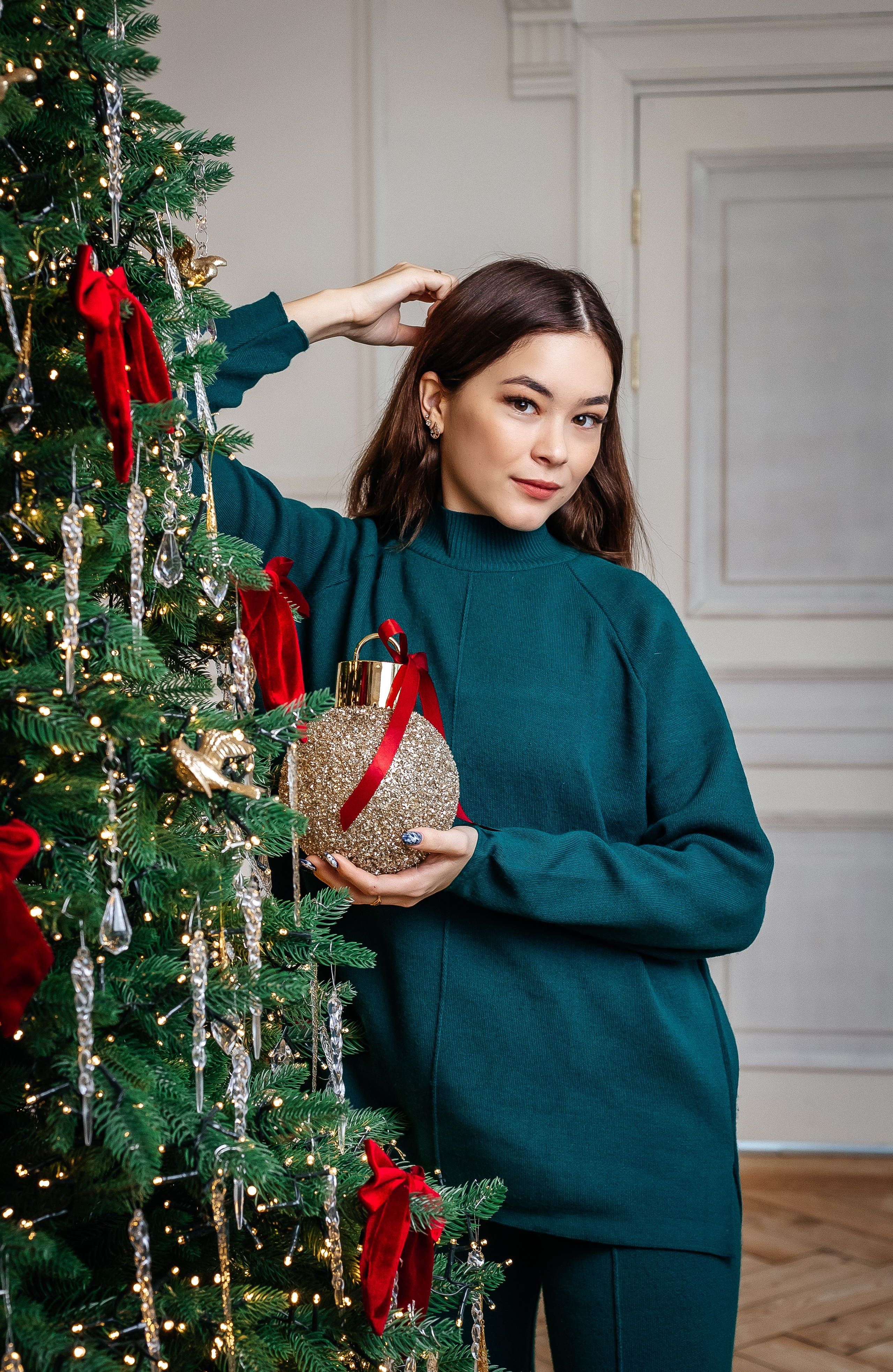 Новогодняя фотосессия в студии. Фотограф Татьяна Орлова