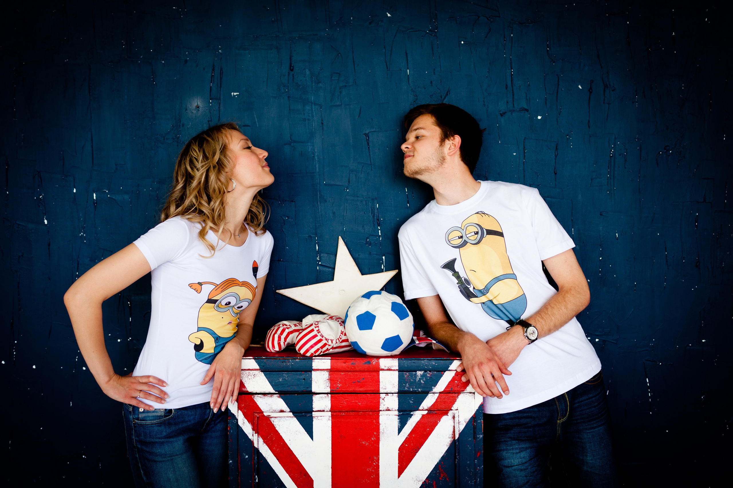 Фотосессия Димы и Сони в студии. Фотограф Денис Гавриленков в Москве