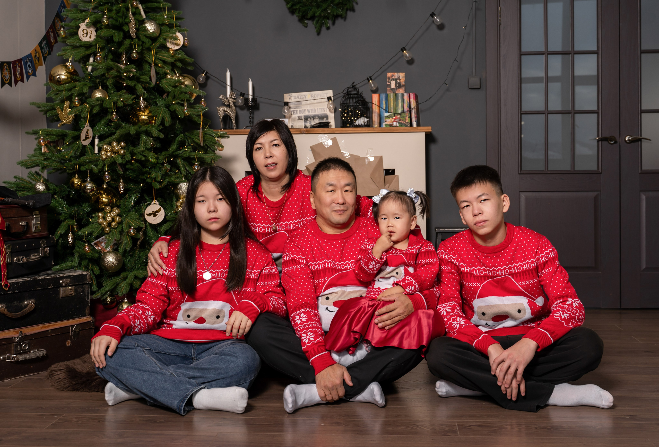Комплекты Family look. Фотостудия Малина в городе Улан-Удэ. Фотограф Ирина Жарникова