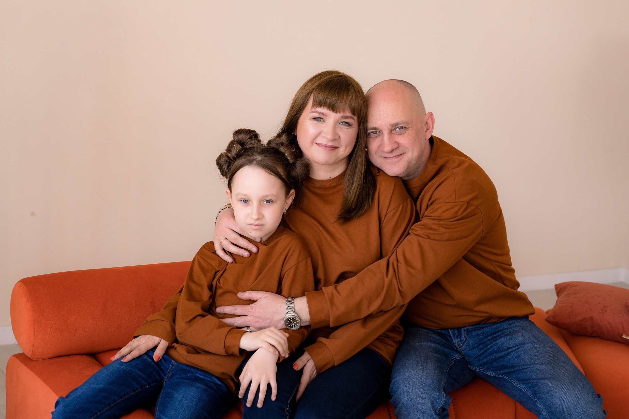 Комплекты Family look. Фотостудия Малина в городе Улан-Удэ. Фотограф Ирина Жарникова