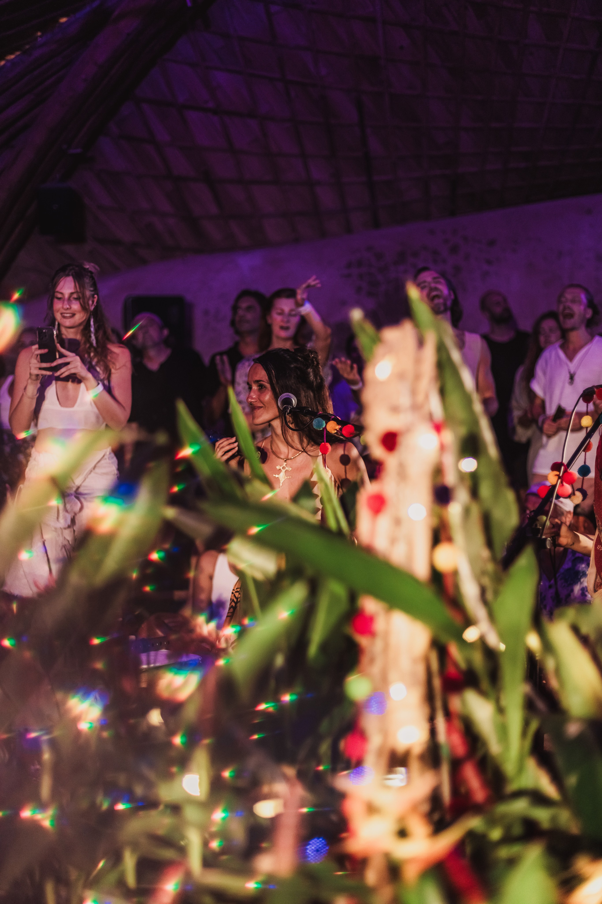 Hanuman Project kirtan at Alchemy april. Mariam Bagdasaryan