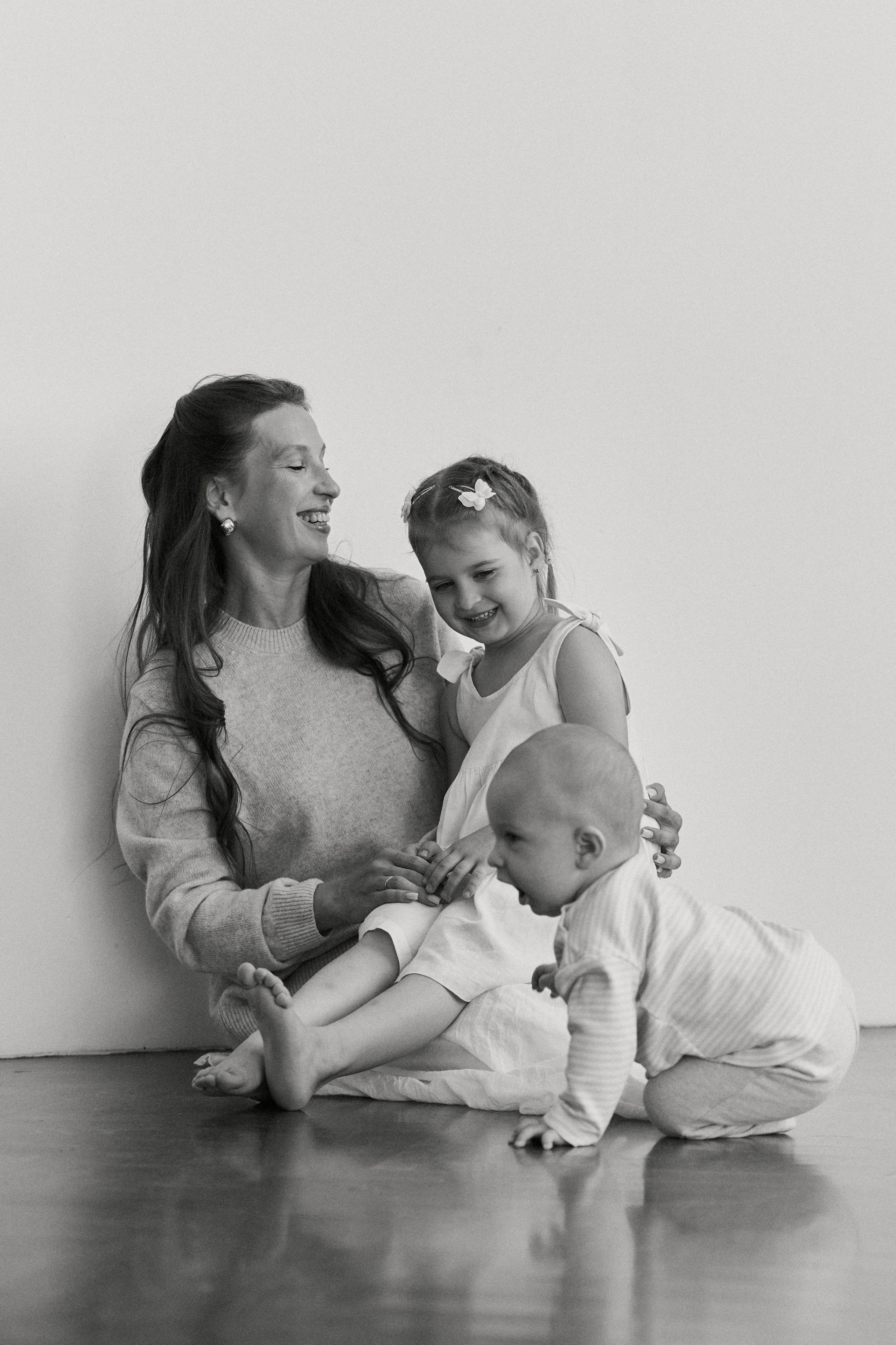 Оксана + Мира + Тимур. Семейный и детский фотограф Юлия Шох