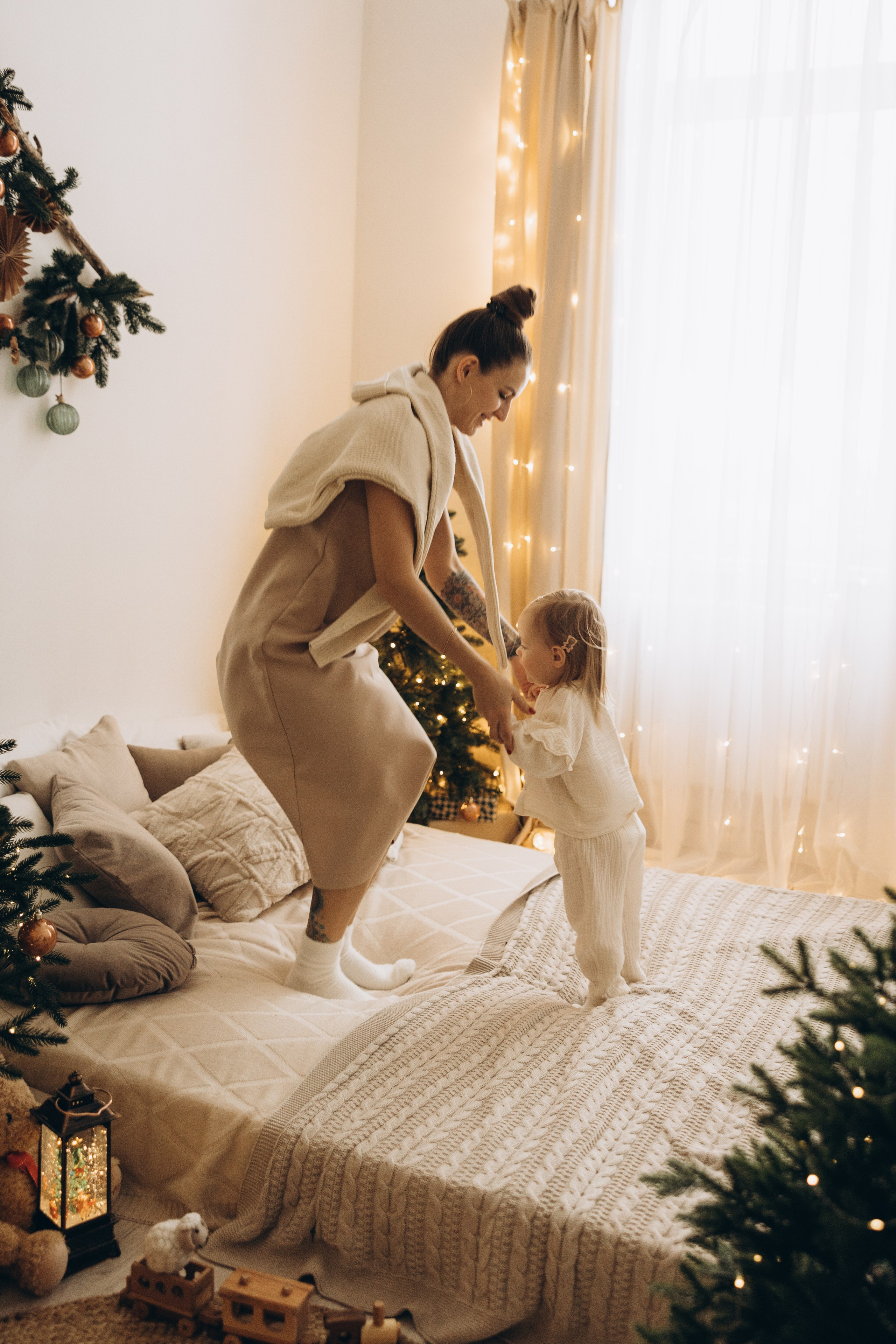 Ольга и Мирослава НГ. Семейный фотограф в Москве Виктория Ястребинская