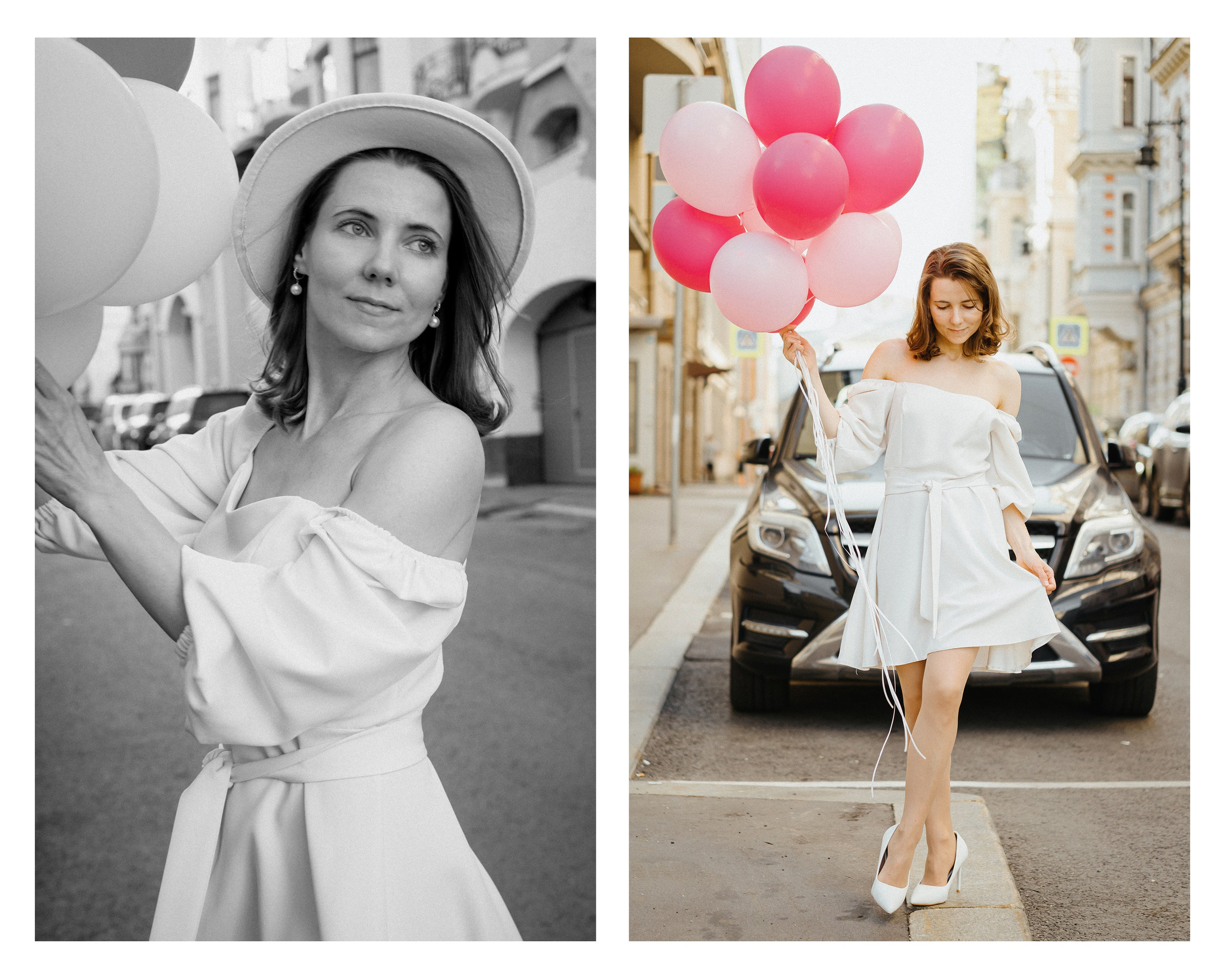 Ира и шарики. Алексей Никифоров свадебный и семейный фотограф Москва, Химки