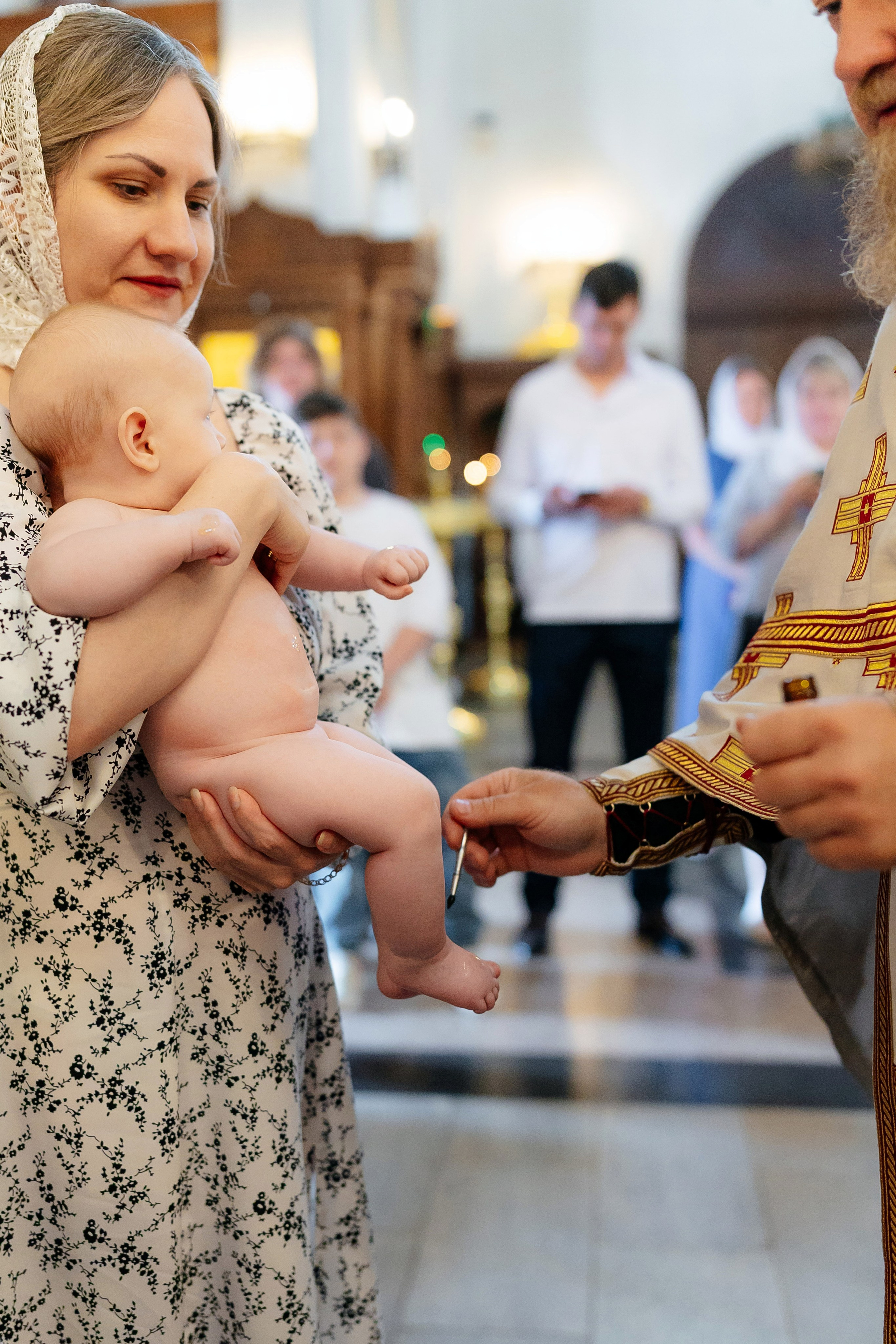 Крещение Анастасии. Семейный и детский фотограф в Москве Александра Мак