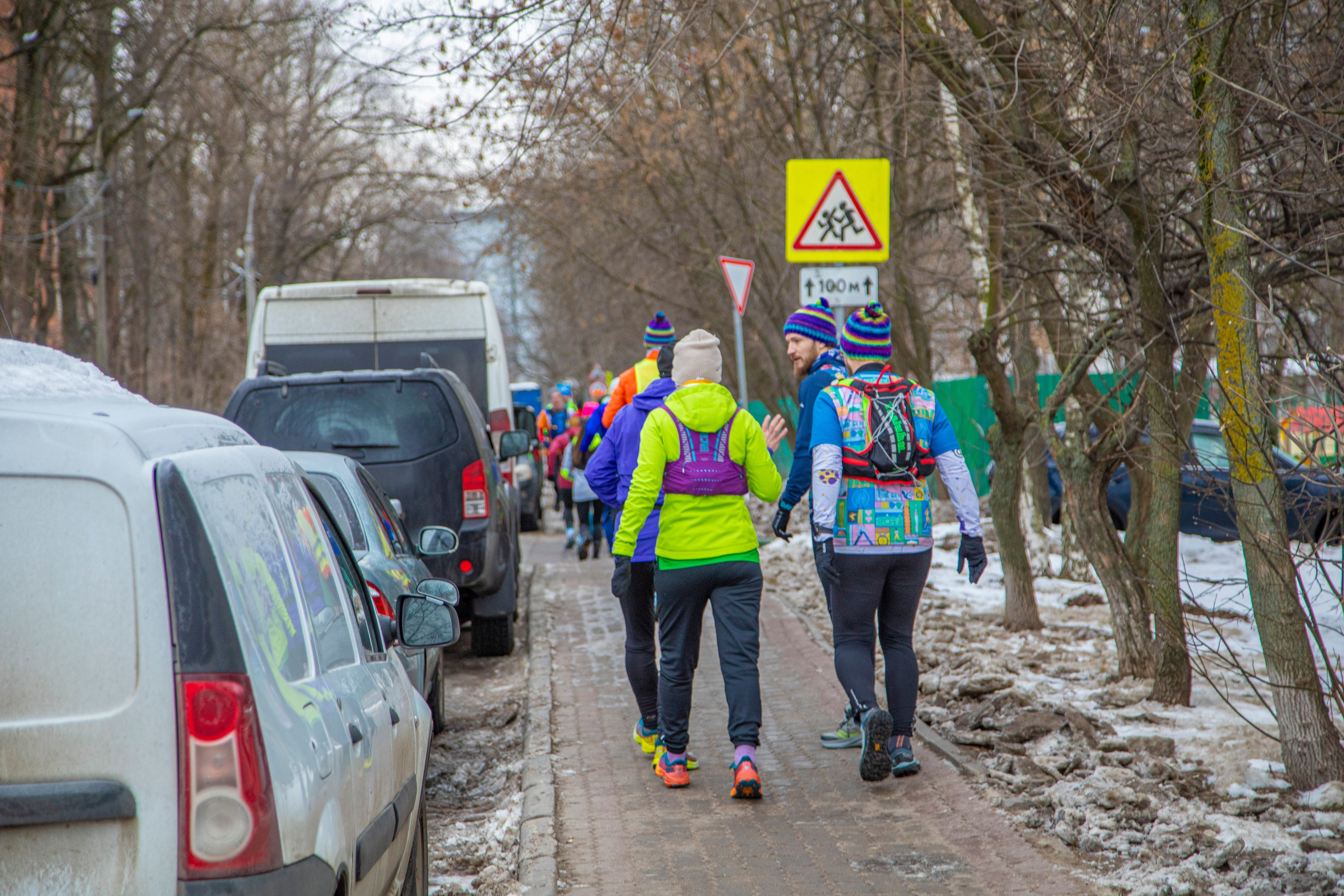 Марафон у дома, этап Химки 22.12.24. Фотограф Сергей Ловкий