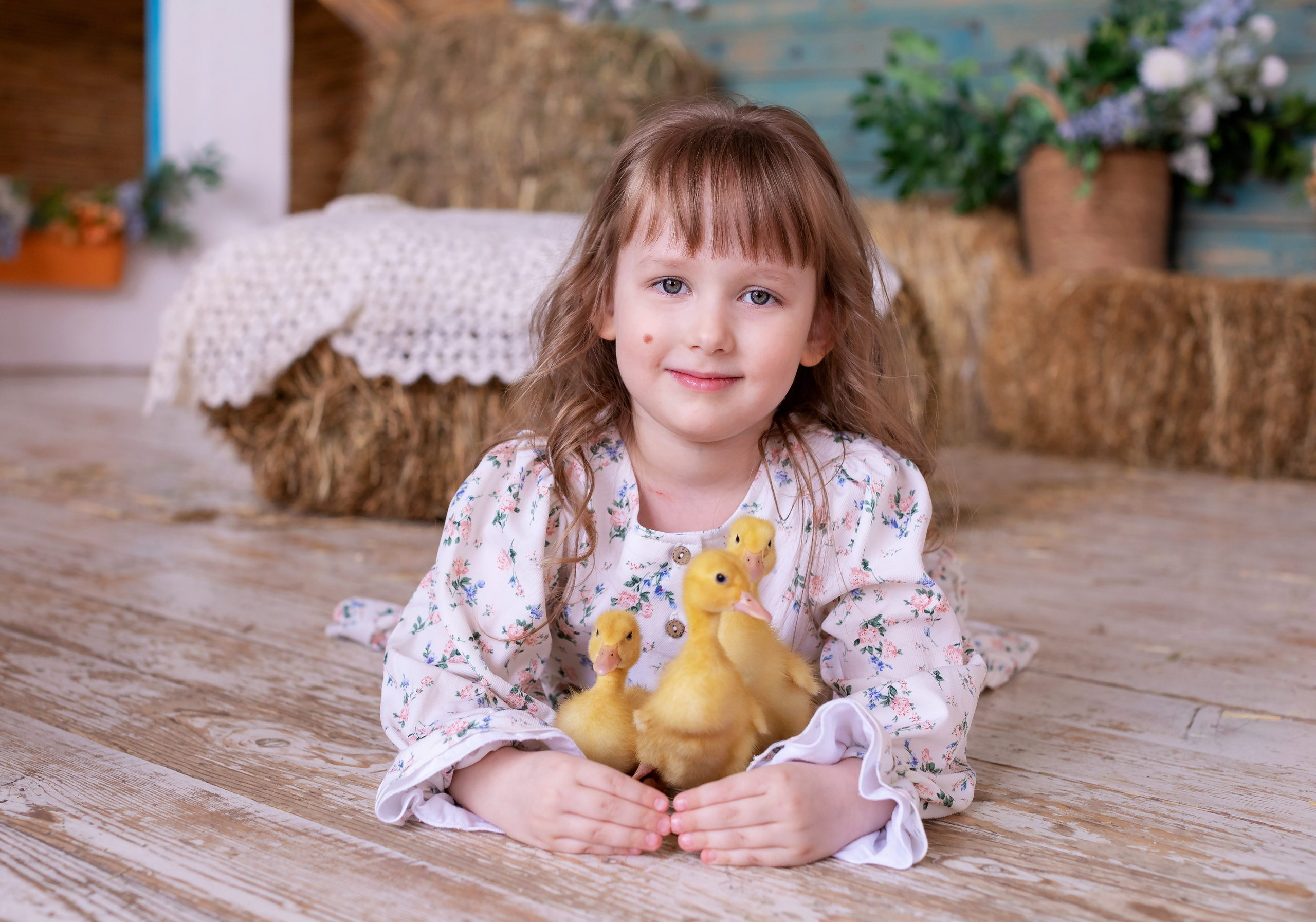 Фотосесии с Утятами и Кроликами (Пасхальные Фотосессии). Семейный и Детский фотограф в Москва Скворцова Татьяна