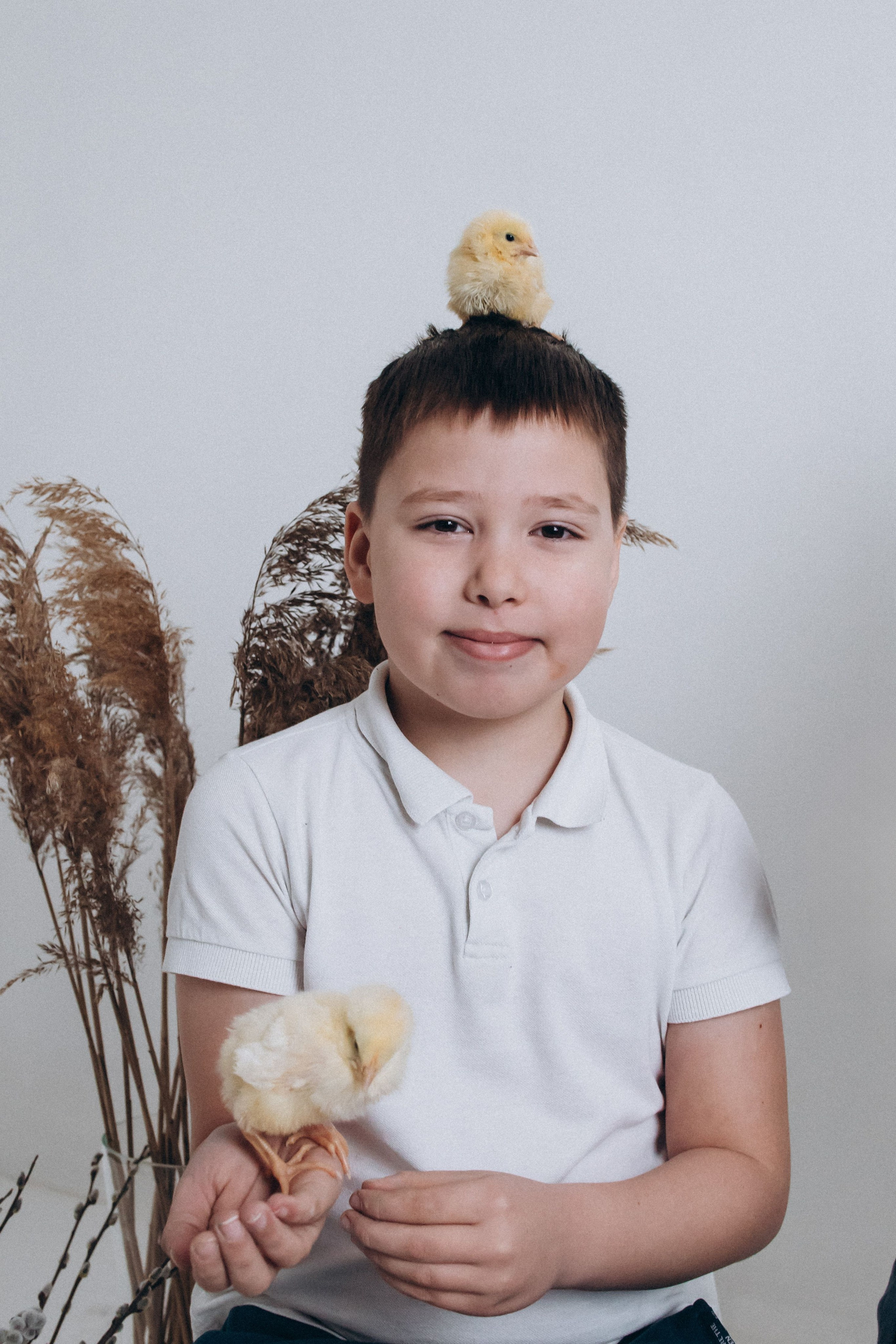 С цыплятами. Семейный фотограф Нижневартовск Тюмень Ефимова Ирина