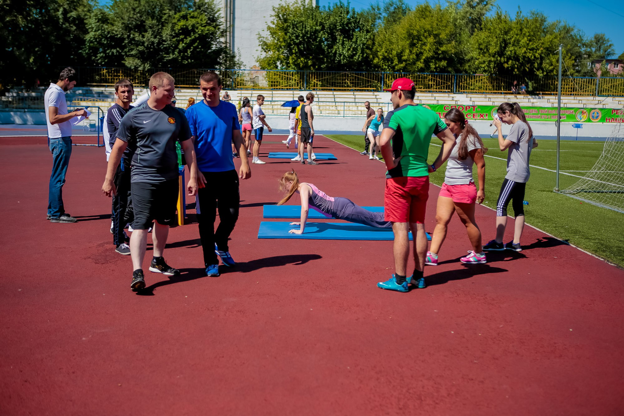 День Физкульт. Максим Матвийченко и Виктория Басова профессионалы своего дела