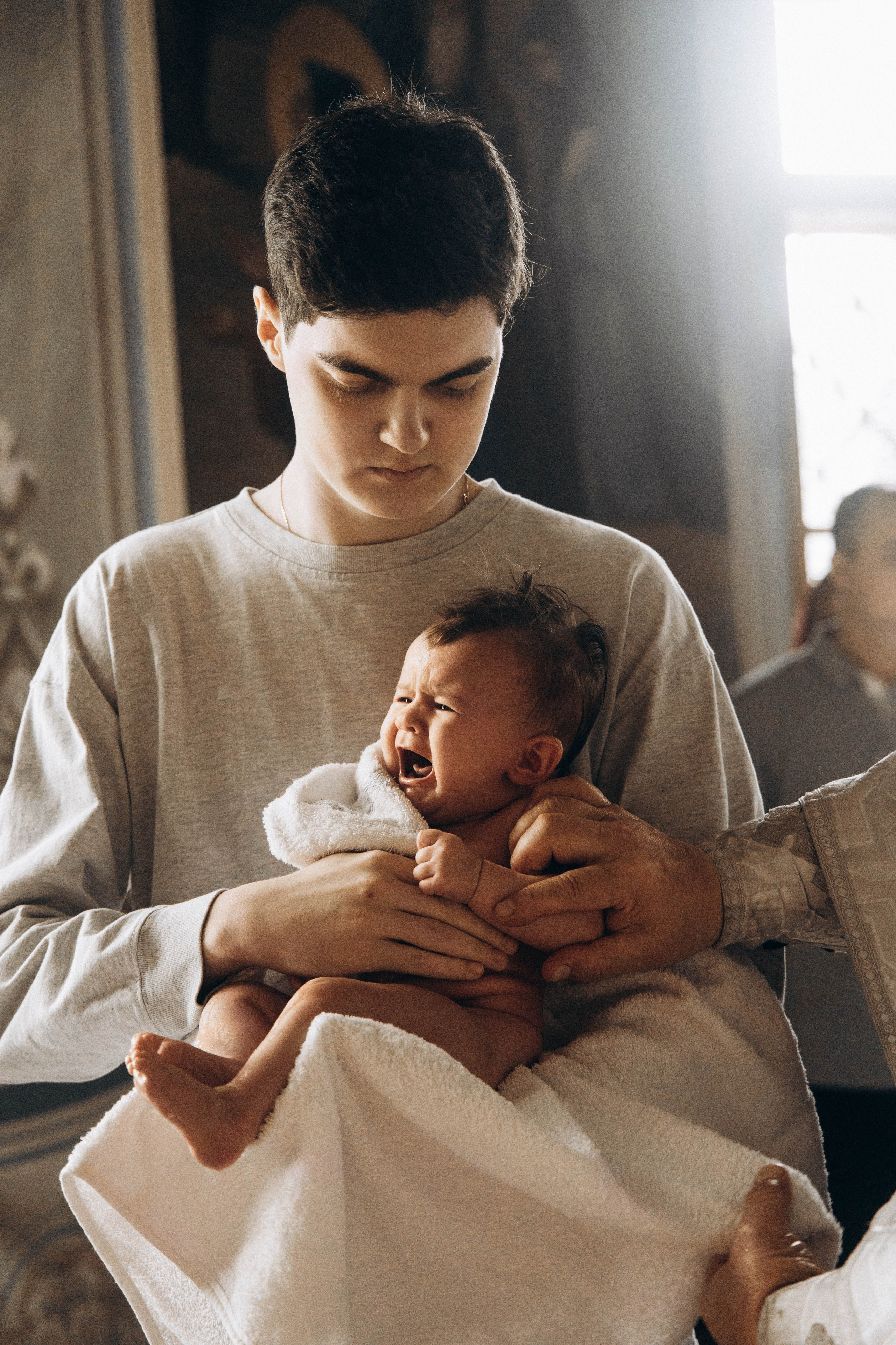 КРЕЩЕНИЕ. Фотосессия новорожденных в Москве и Московской области