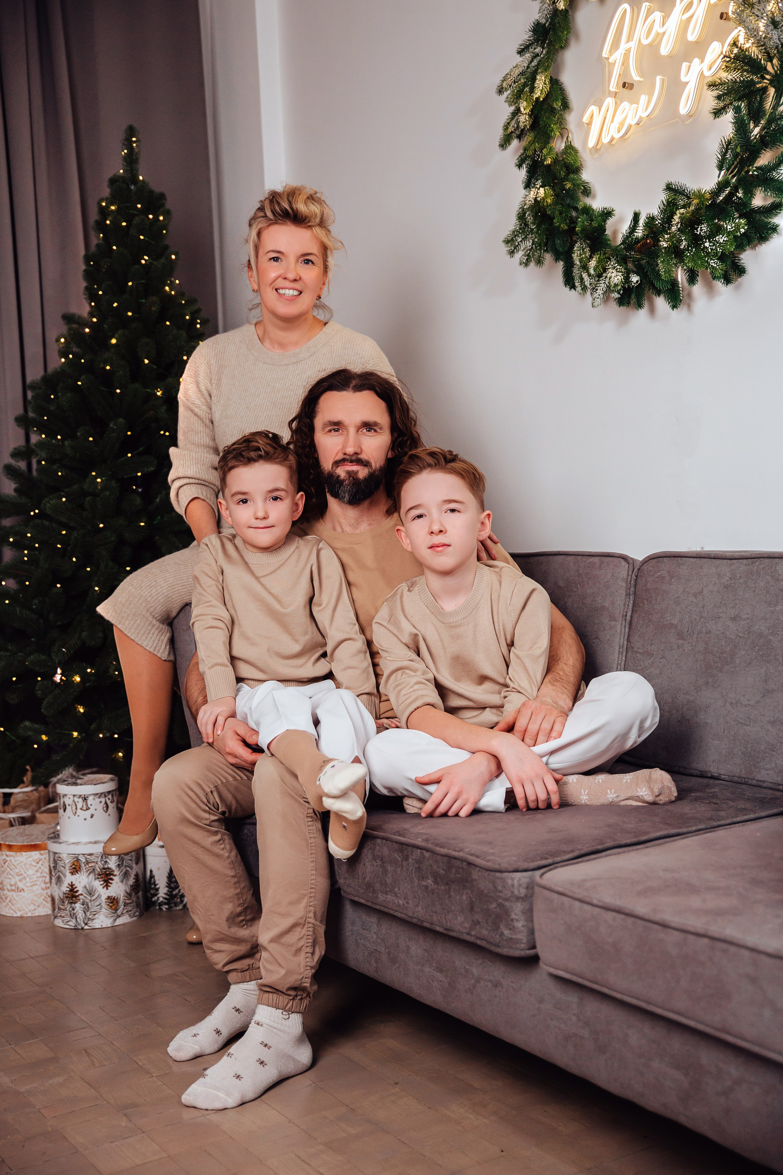 Новогодняя семейная история. Свадебный и семейный фотограф в Витебске Наталья Мамойко