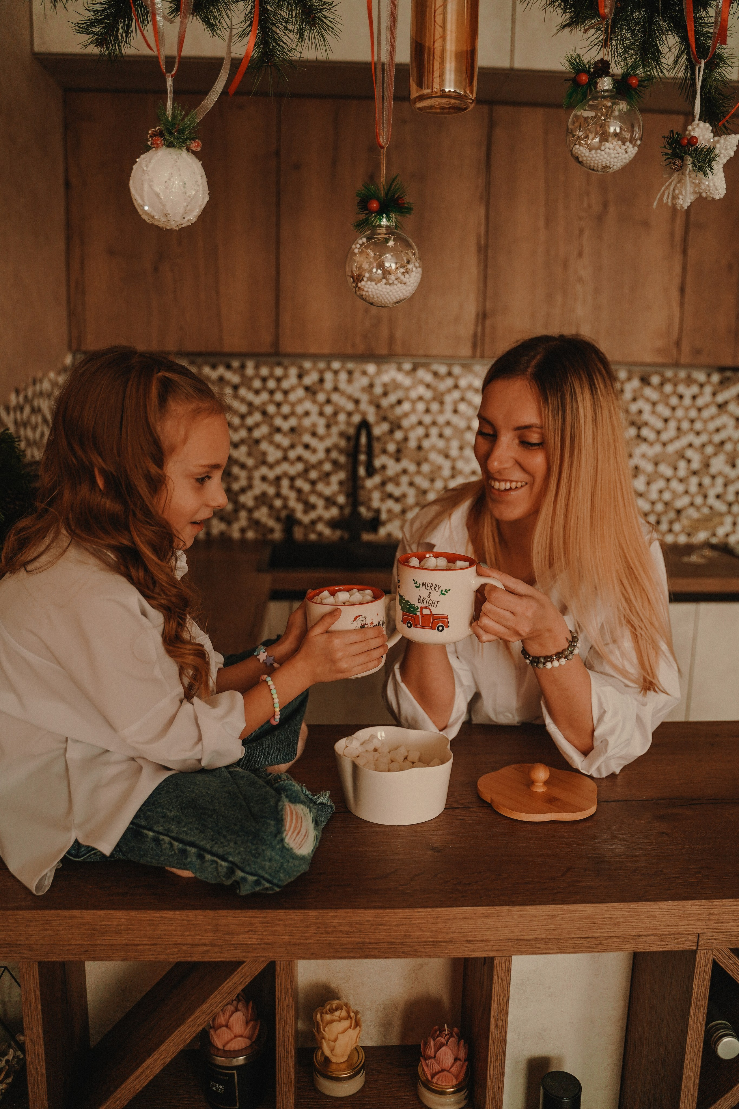 Домашняя Новогодняя фотосессия. Семейный и женский фотограф в Краснодаре Анастасия Приймак