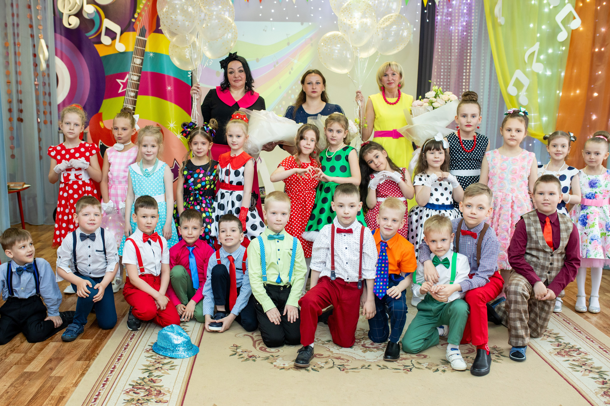 Выпускной «Стиляги». Детский сад «Радуга». Фотограф в Новосибирске Ася Зверева