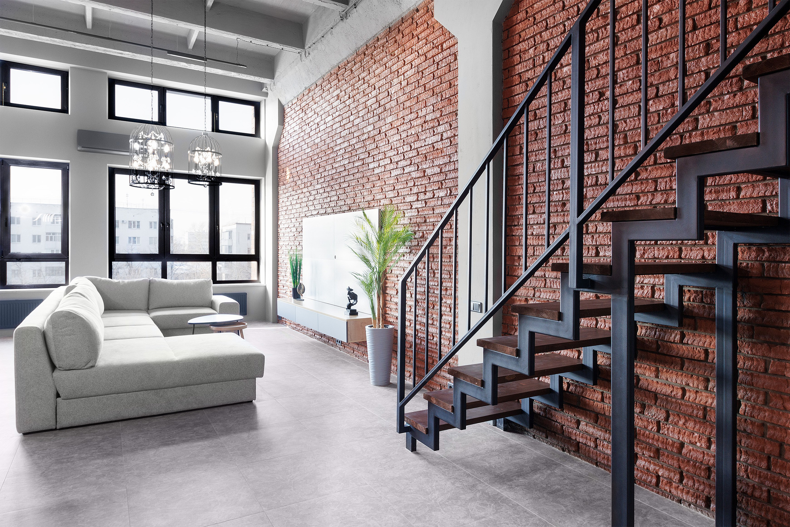 Просторная двухуровневая квартира в центре Уфы