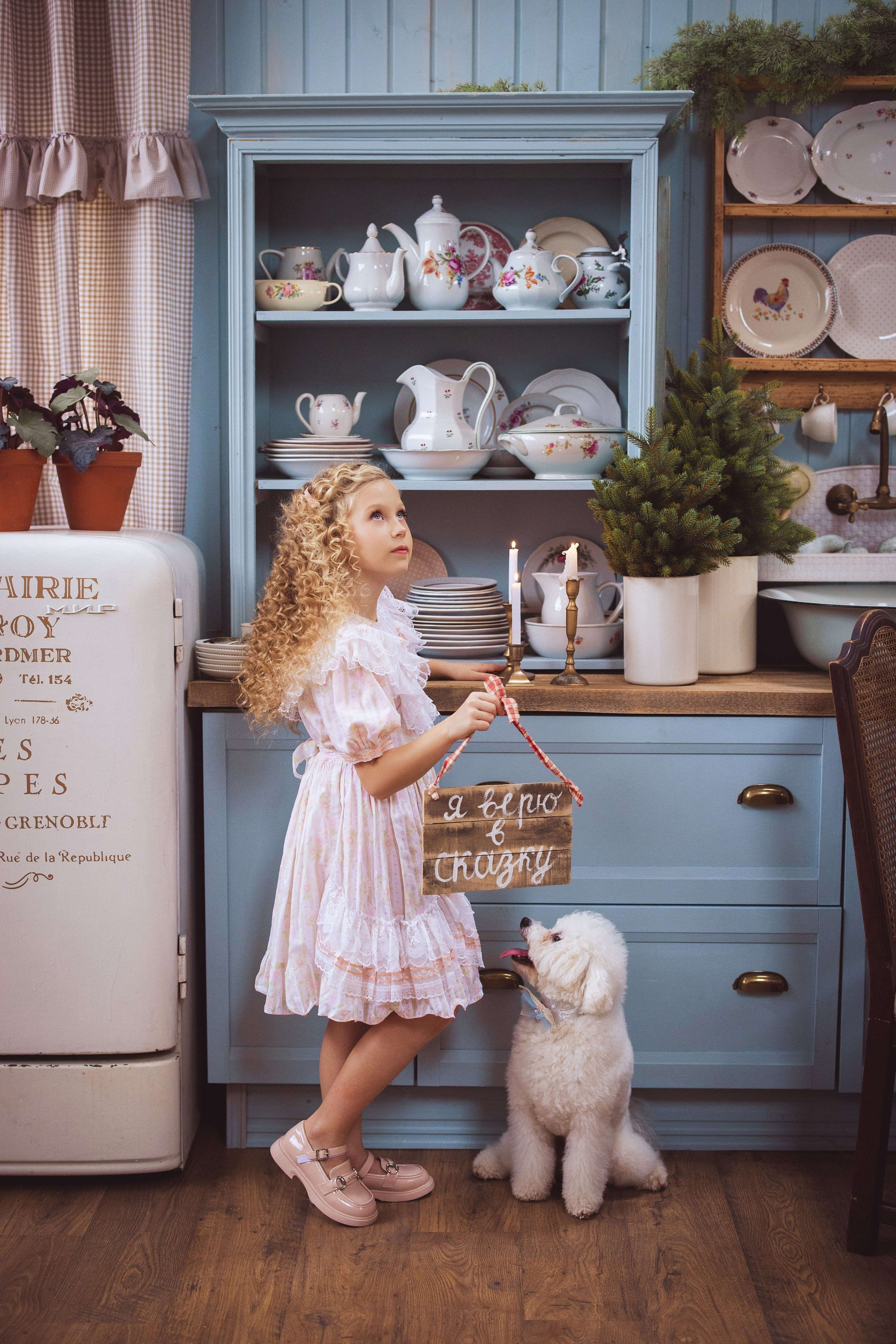 Новогодняя фотосессия в стиле Винтаж. Семейный и детский фотограф в Краснодаре Анна Трашкова