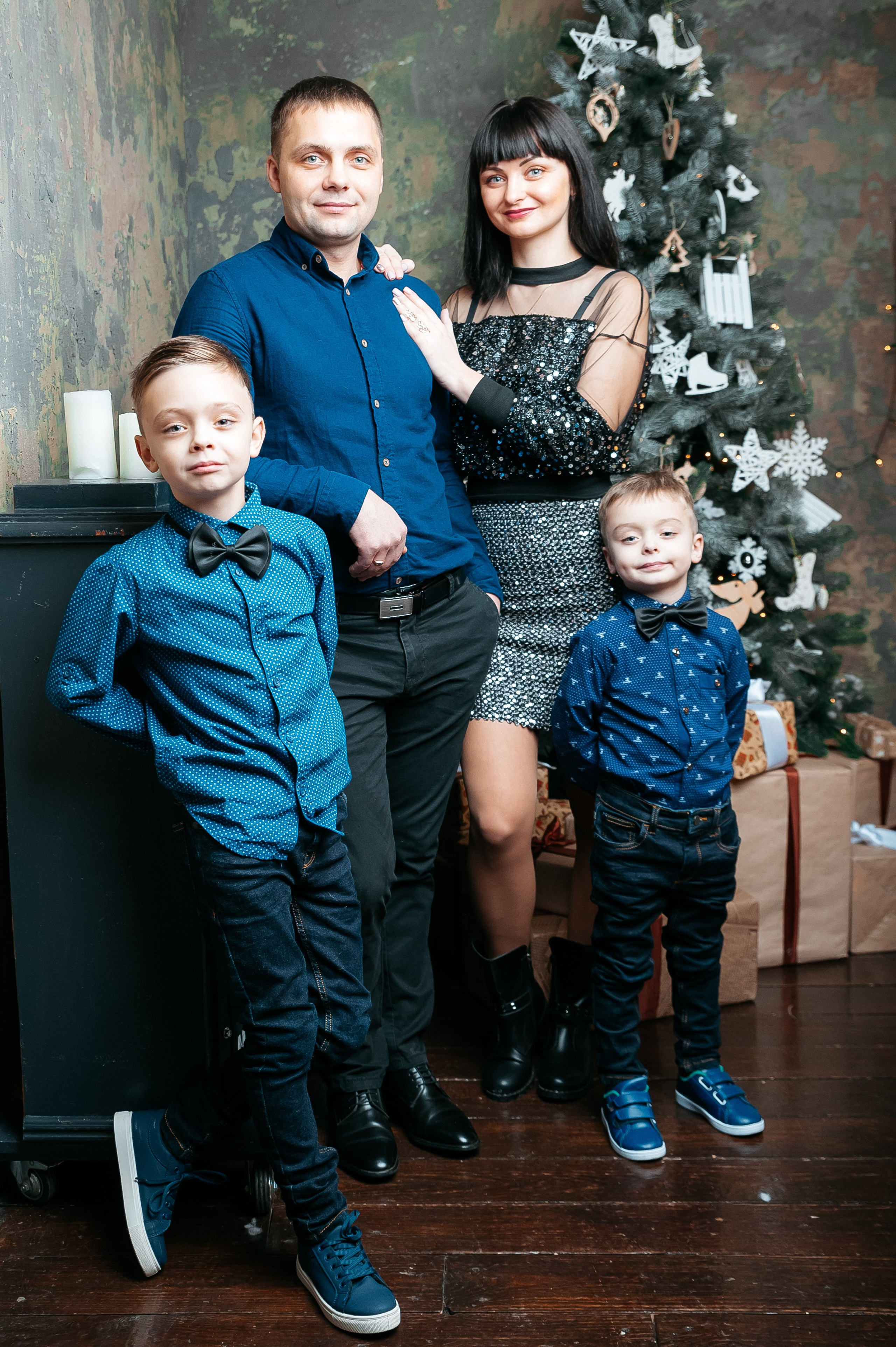 Новогодняя фотосессия в студии Минск,