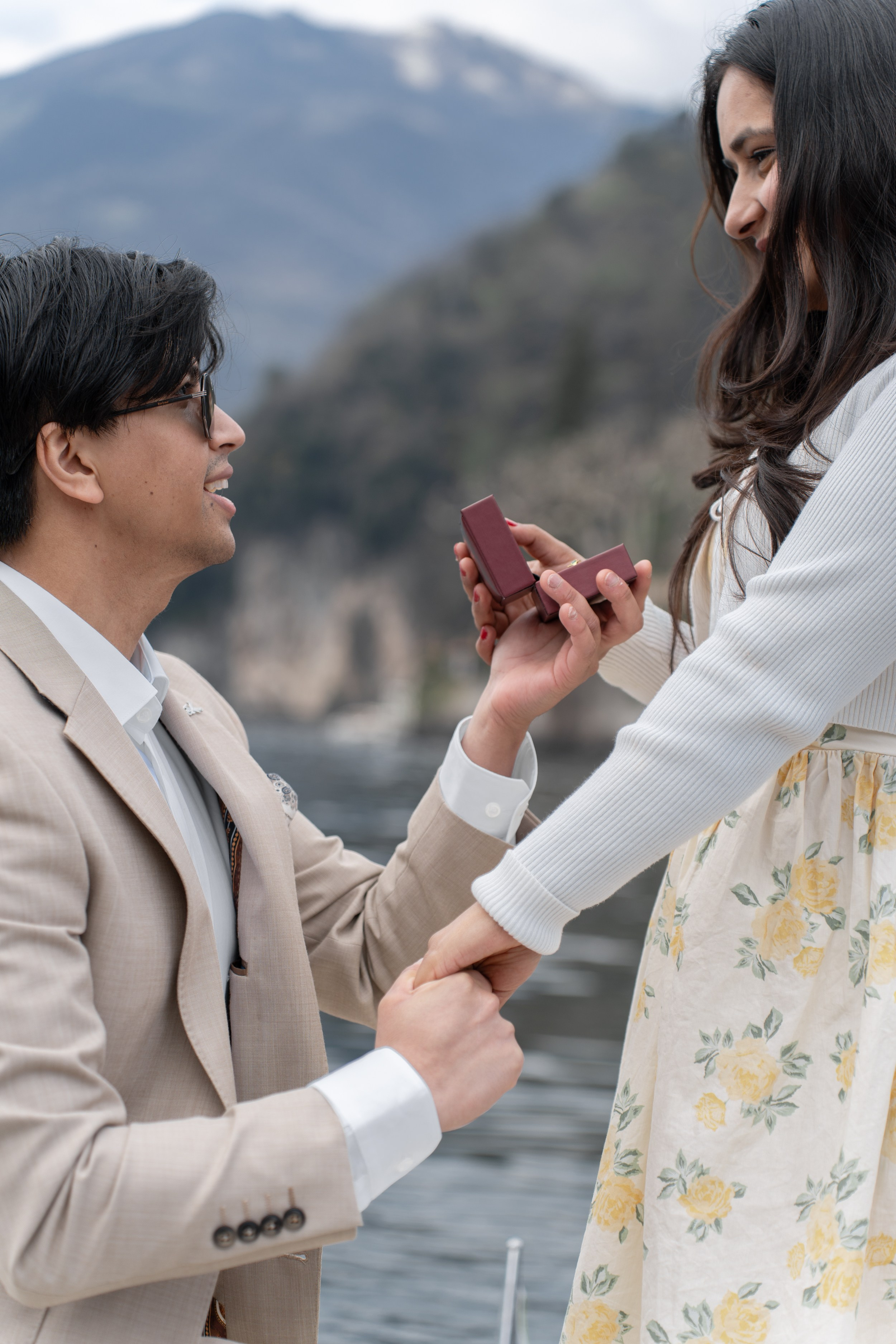 Addy & Fiance. Maria Anistratova | Destination Photographer, Videographer & Drone Pilot — Lake Como