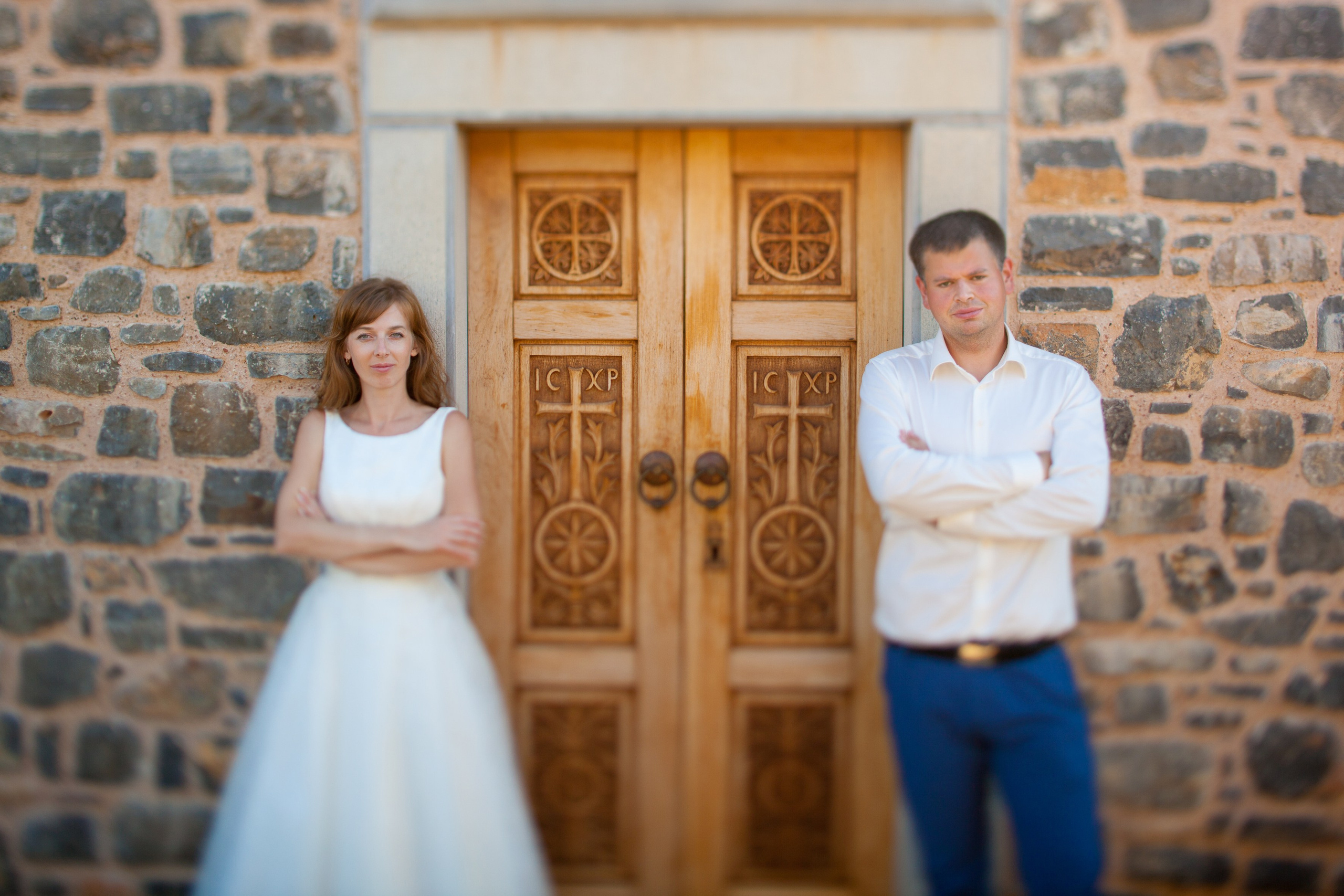 Яна и Олег в Греции. Свадебный фотограф в Москве Екатерина Огарская