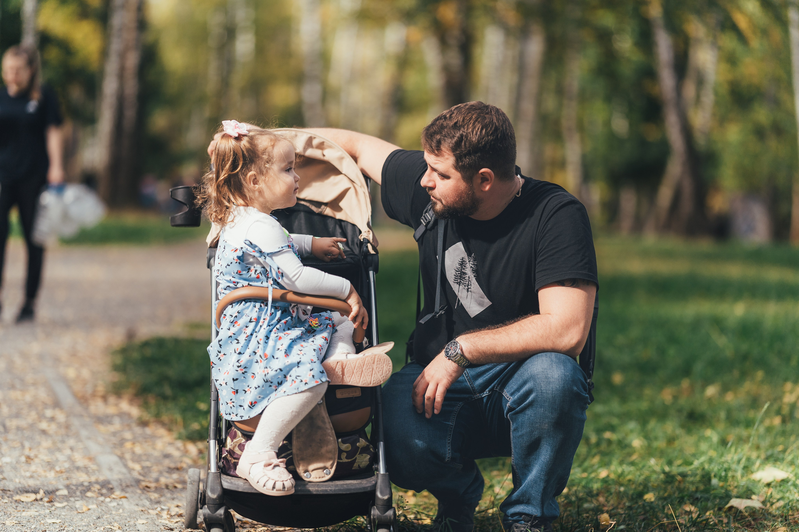 Денис с дочкой, Балашиха, парк Пехорка. Наталья Дукалова фотограф Щелково Королев Пушкино Москва Балашиха