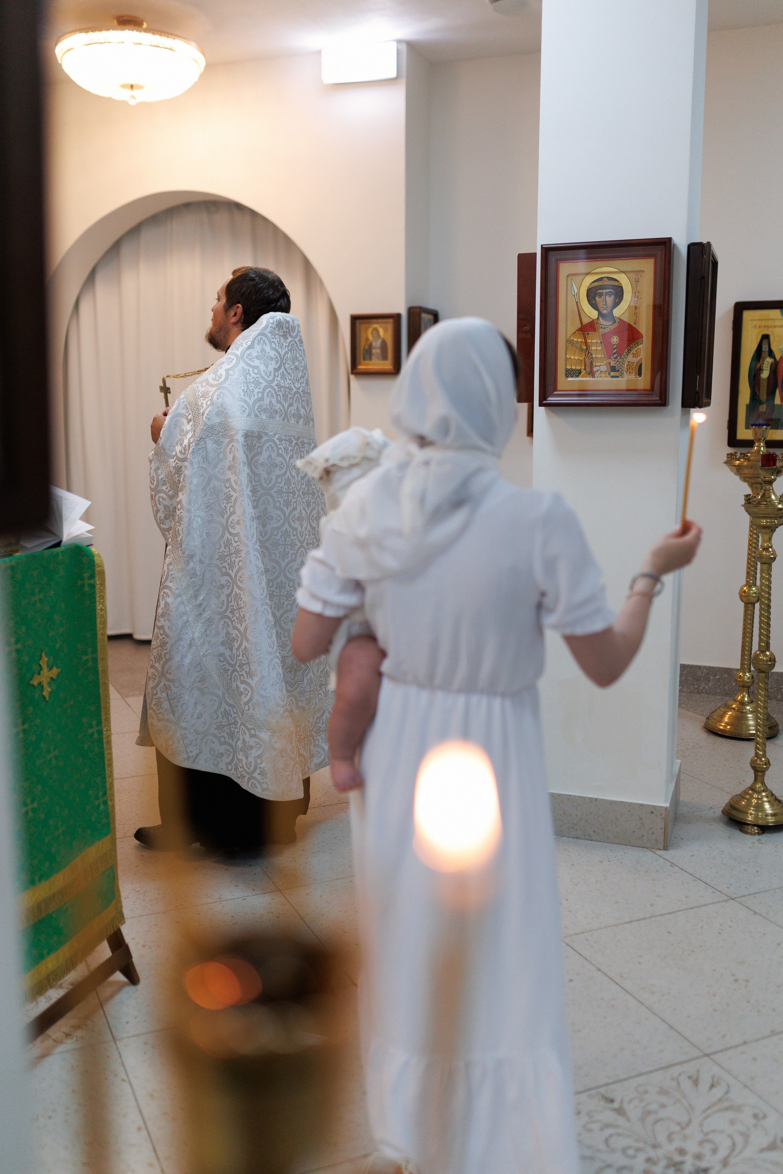 Крещение Киры. Настя Оленченко, портретный/семейный фотограф на цифру и плёнку Москва