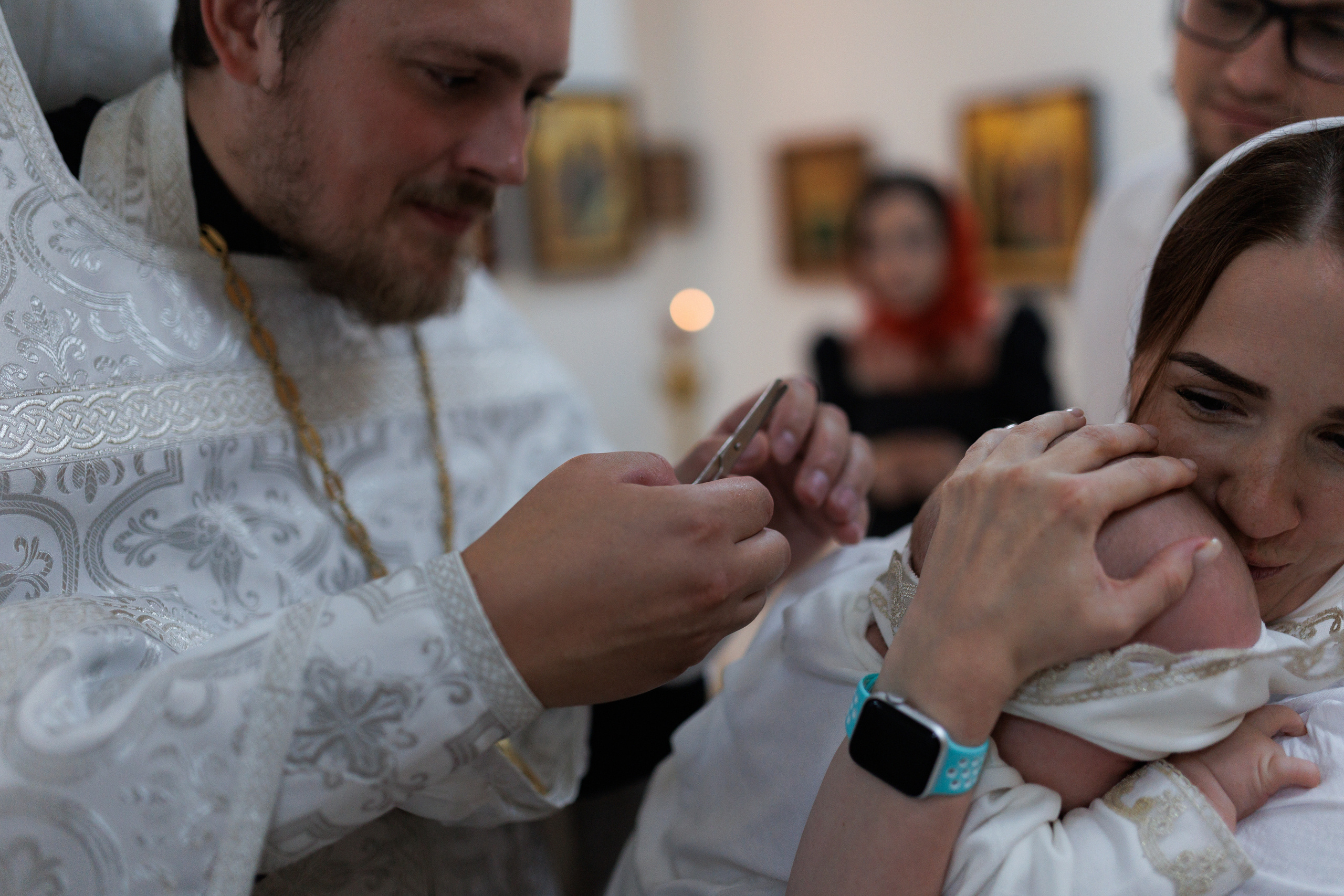 Крещение Киры. Настя Оленченко, портретный/семейный фотограф на цифру и плёнку Москва