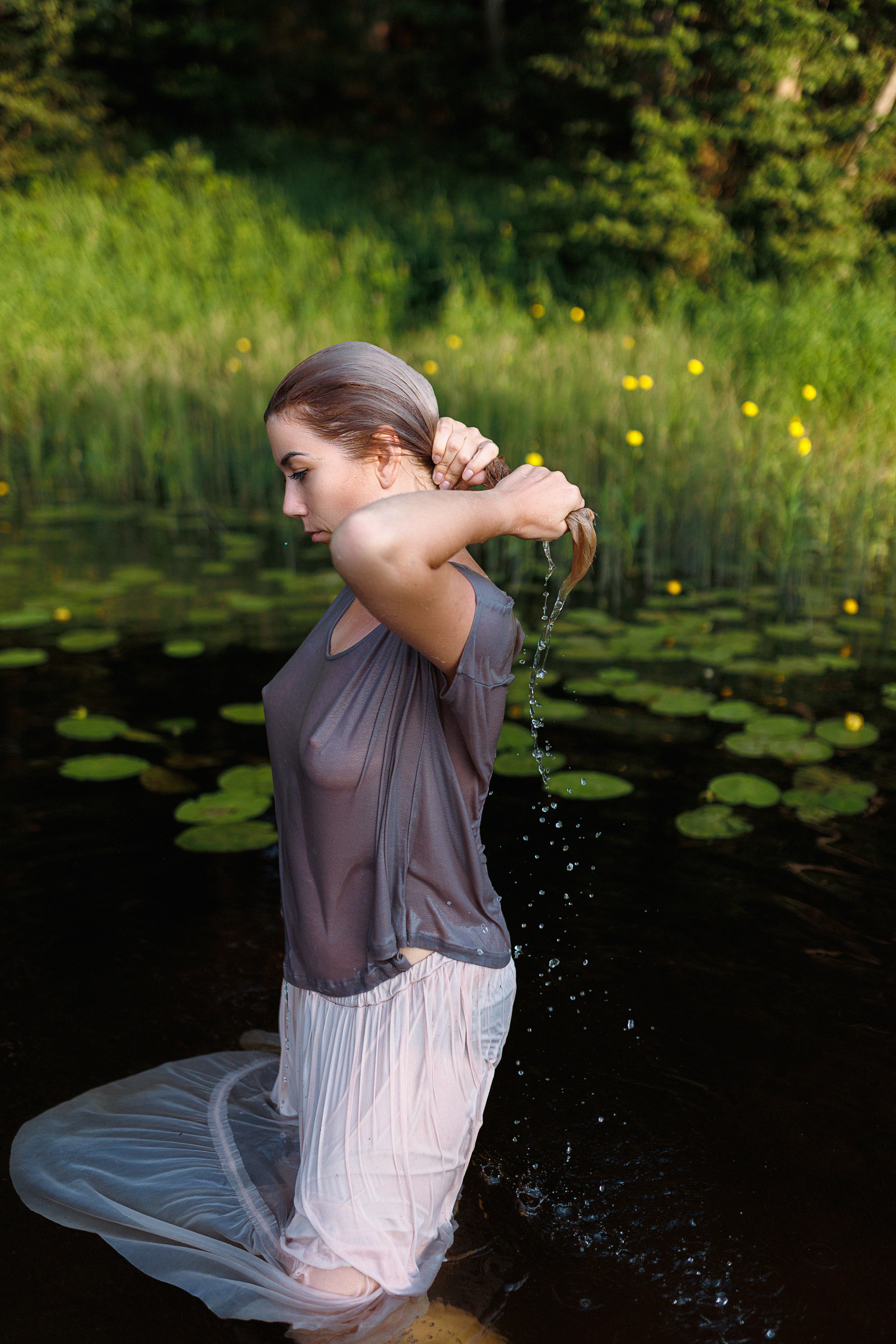 Магия воды. Настя Оленченко, портретный/семейный фотограф на цифру и плёнку Москва