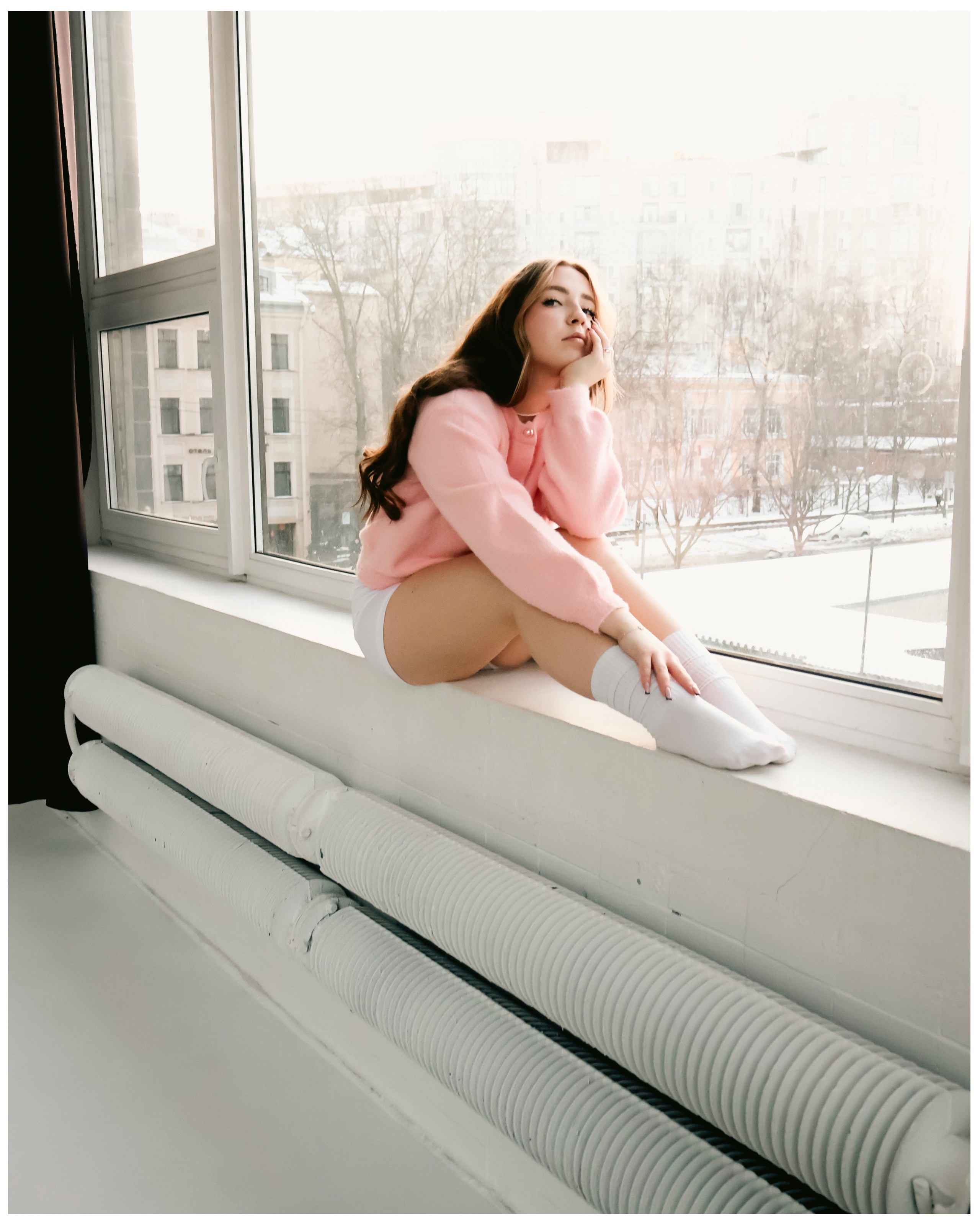 Мария (студийная в розовом). Varygraphy