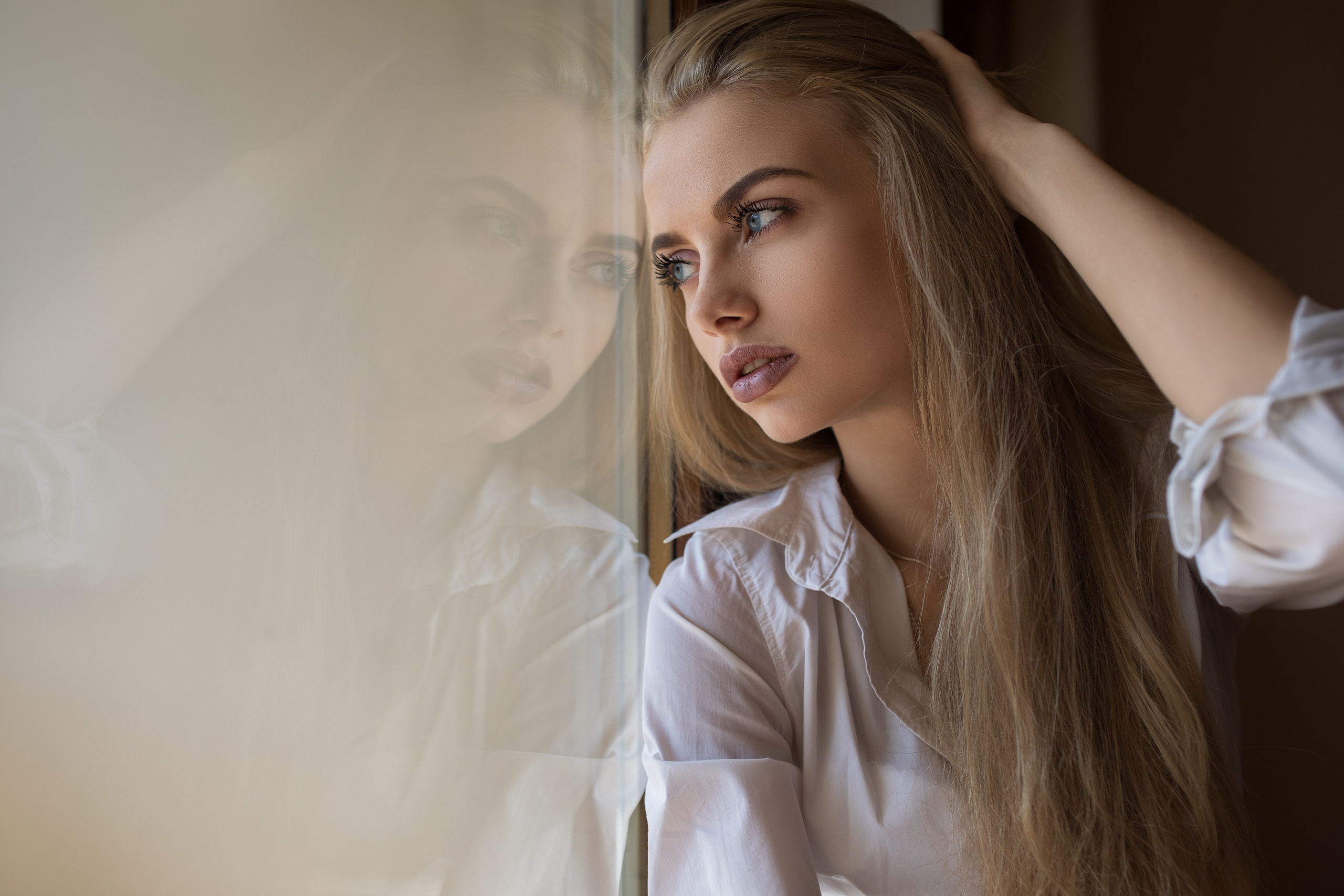 Фотосет у окна с Кариной для «себя»