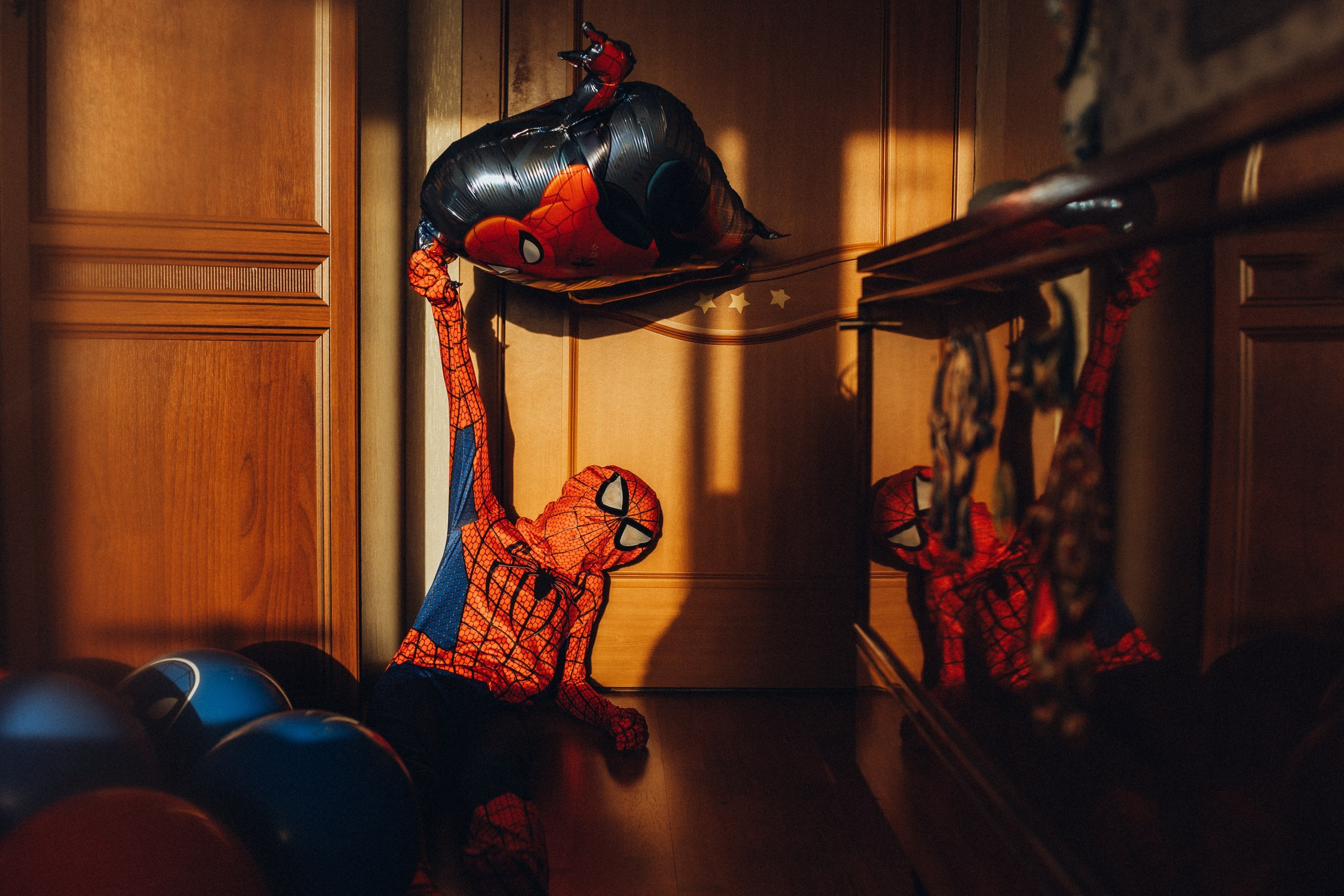 Мальчик, кот и Человек-паук. Семейный фотограф в Москве Марина Аргунова