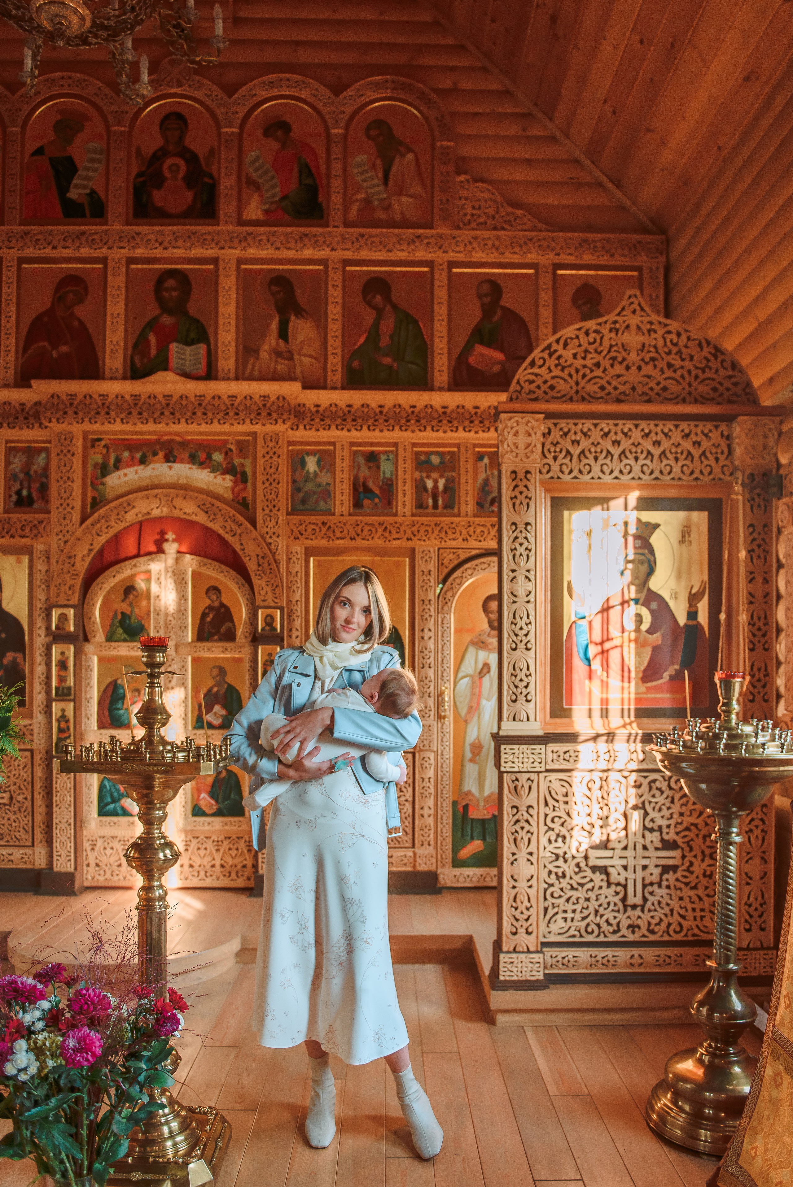 Крещение в Храме иконы Божией Матери Неупиваемая Чаша. Свадебный и семейный фотограф в Москве Юлия Винник