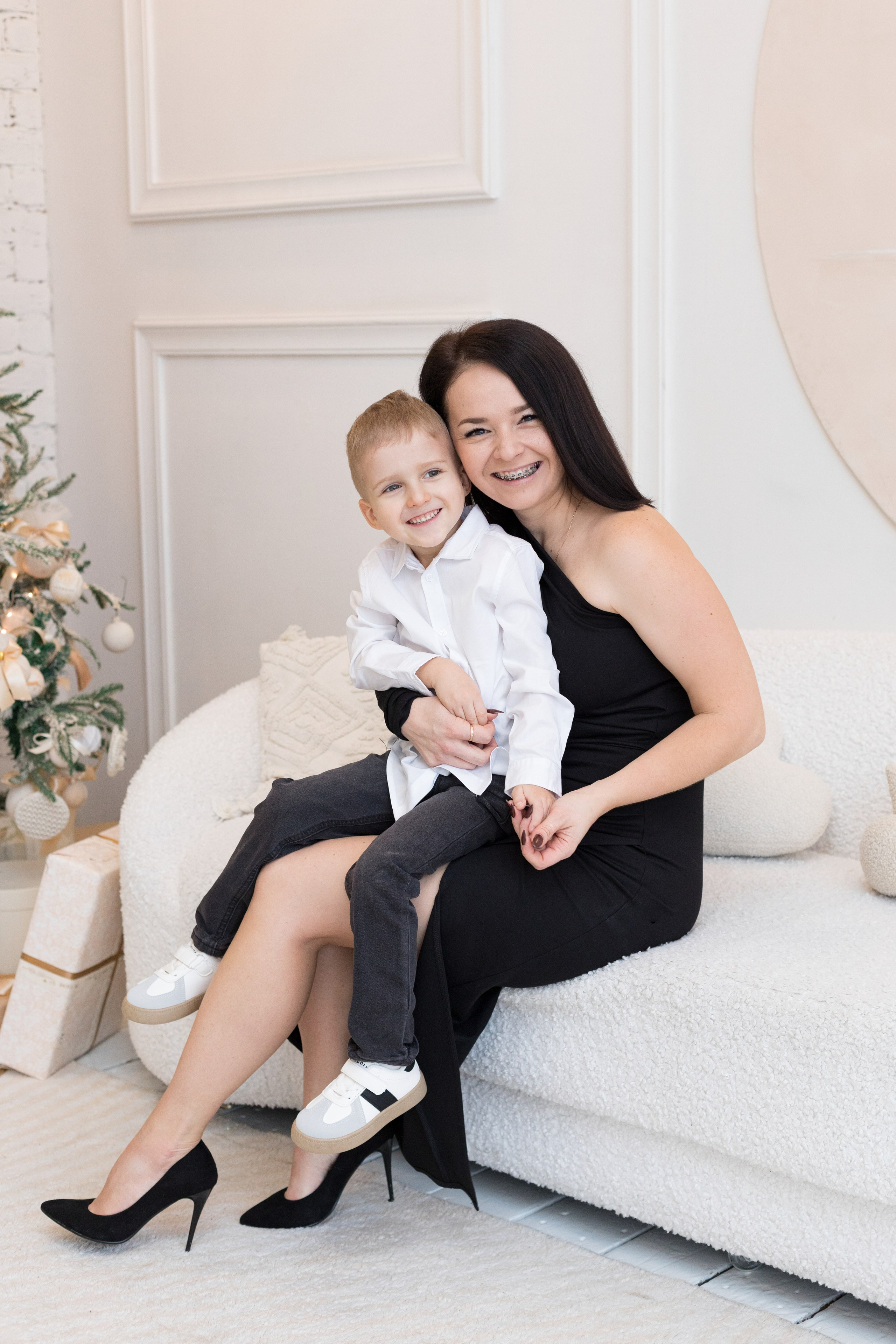 Новогодняя фотосессия Вероники и Феди. Детский и контент фотограф Надя Волкова Санкт-Петербург