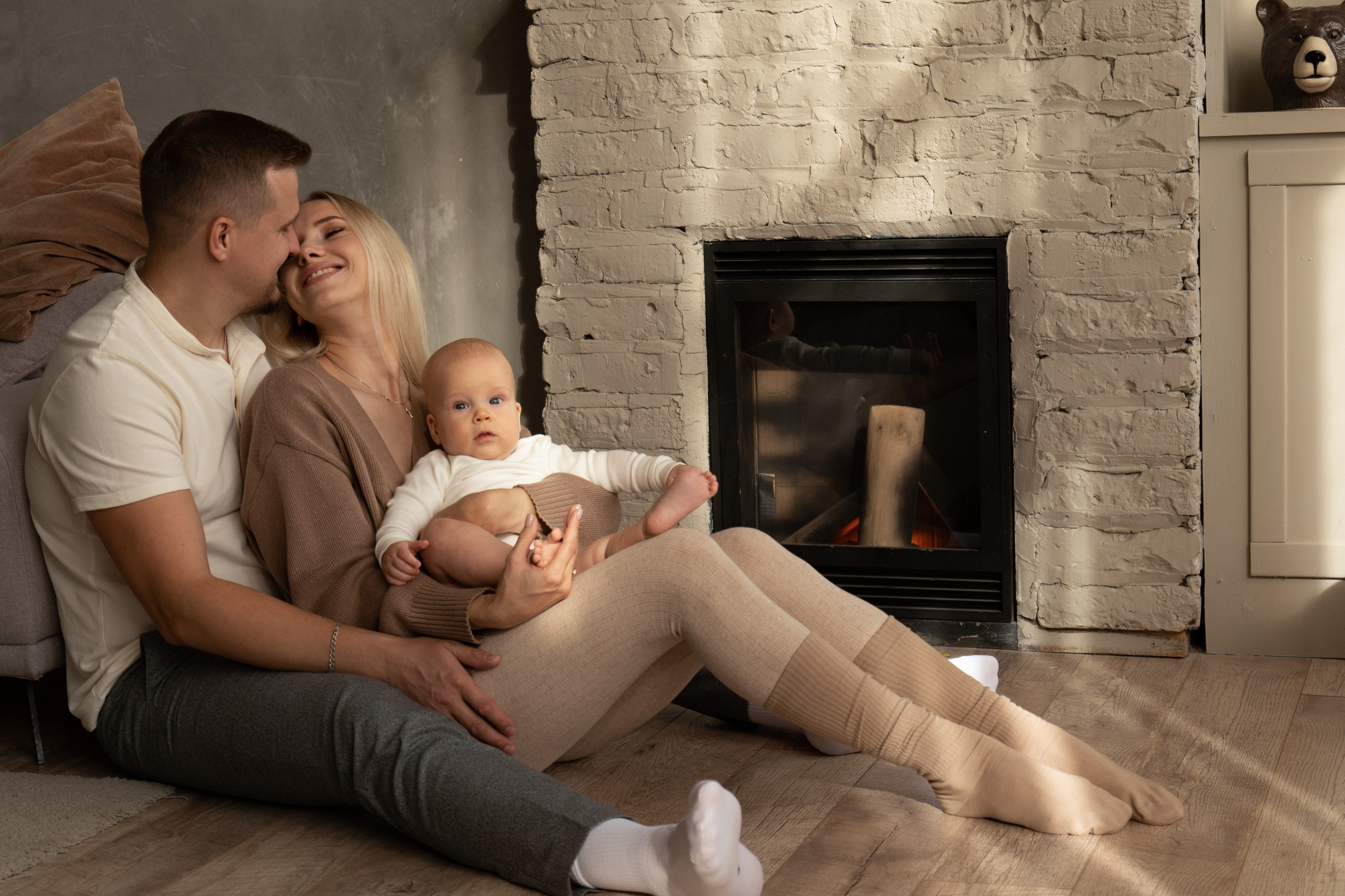 Студийная семейная фотосессия. Фотограф видеограф Ольга Василевская