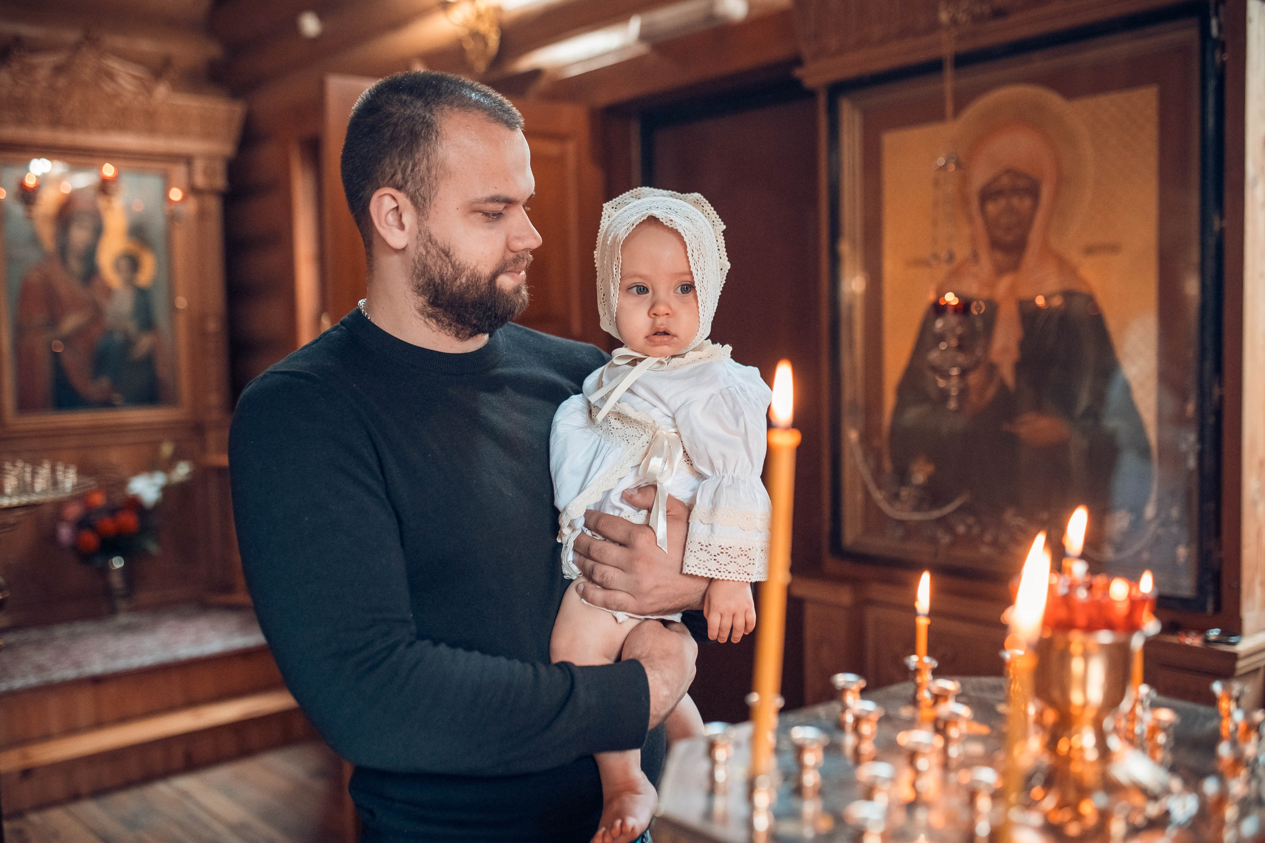 Крещение Кристины. Екатерина Крапивина фотограф церковных Таинств в Нижний Новгороде