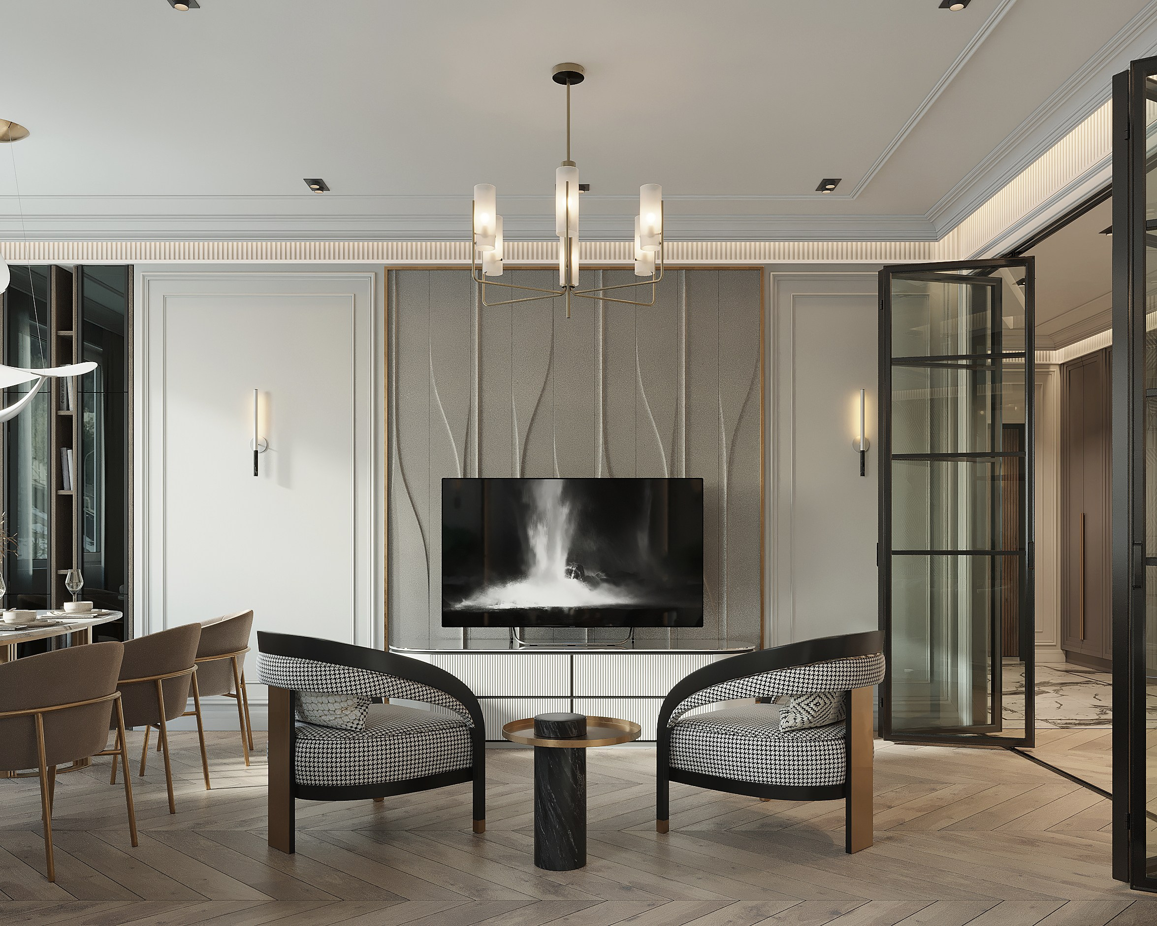 ЖК «REMIZOVKA», 156 м2/3. Room Design Studio