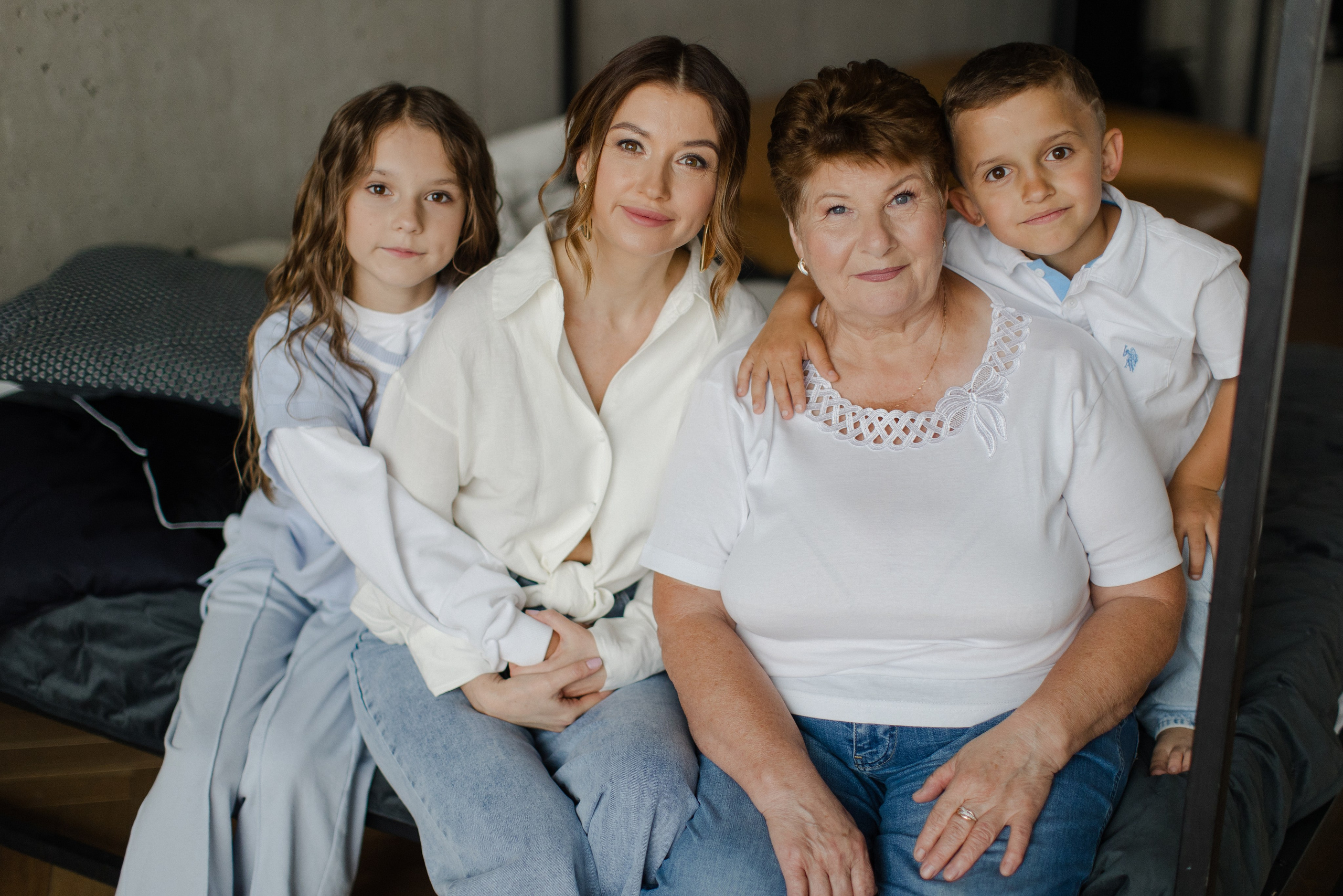 Катя с семьей. Семейный и детский фотограф в Москве Кузьмина Мария