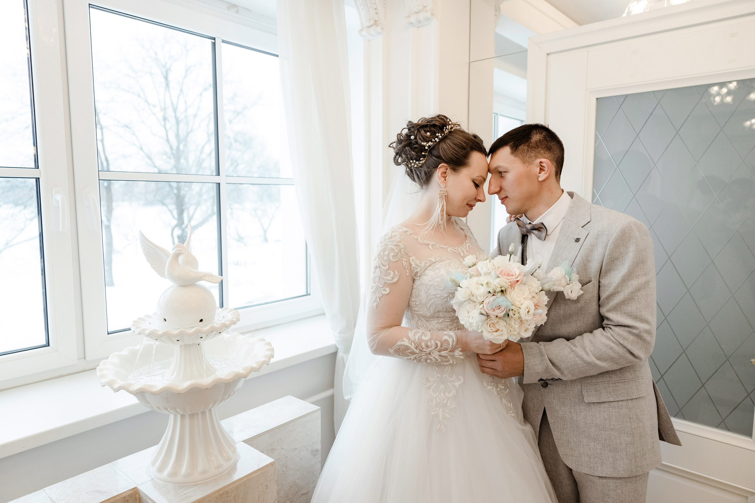 Зимняя свадьба Петергоф. Фотограф в Санкт-Петербурге Знаменская Ирина