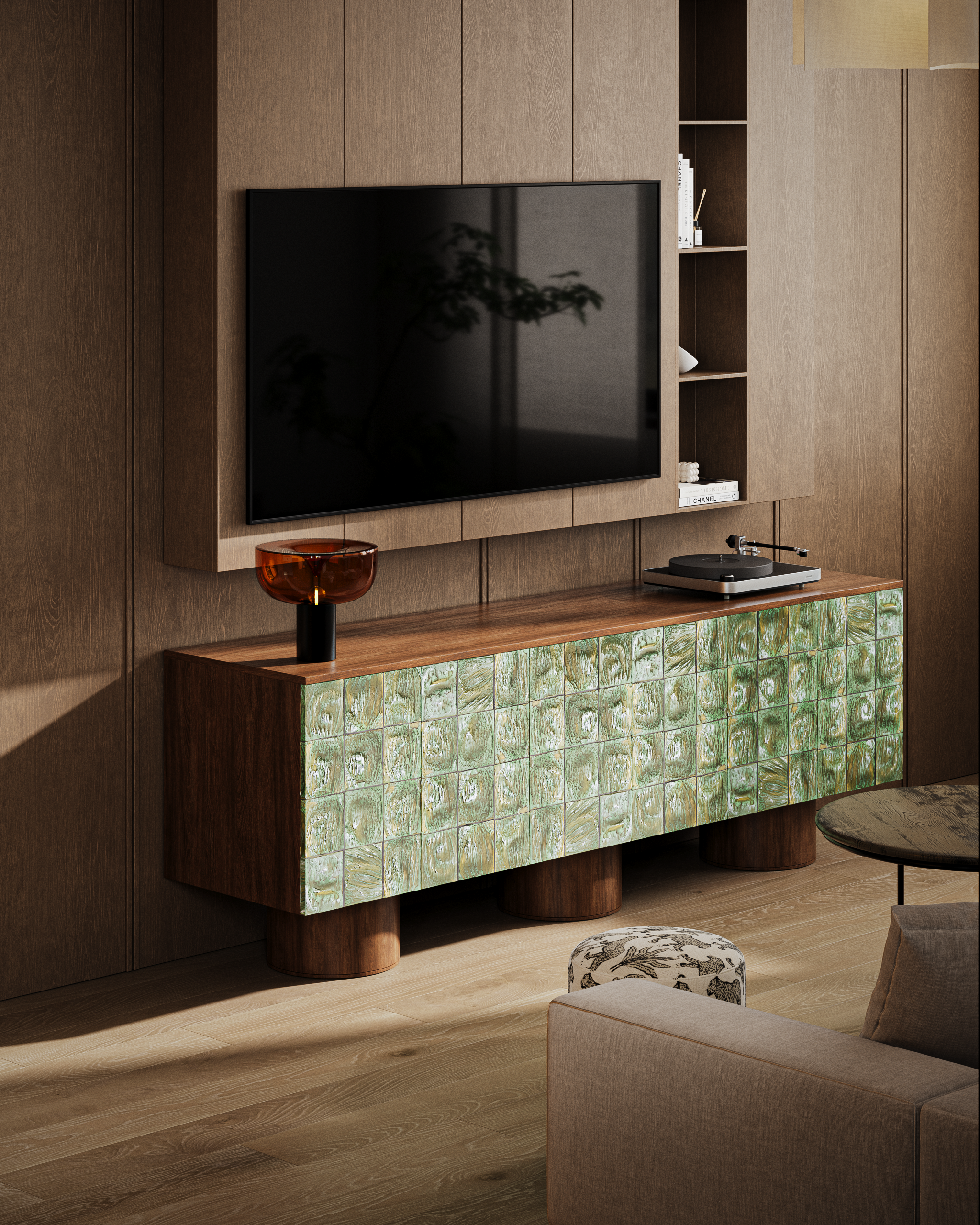 Project 17 · Evening Balance. Navet3D — визуализация пространства и света