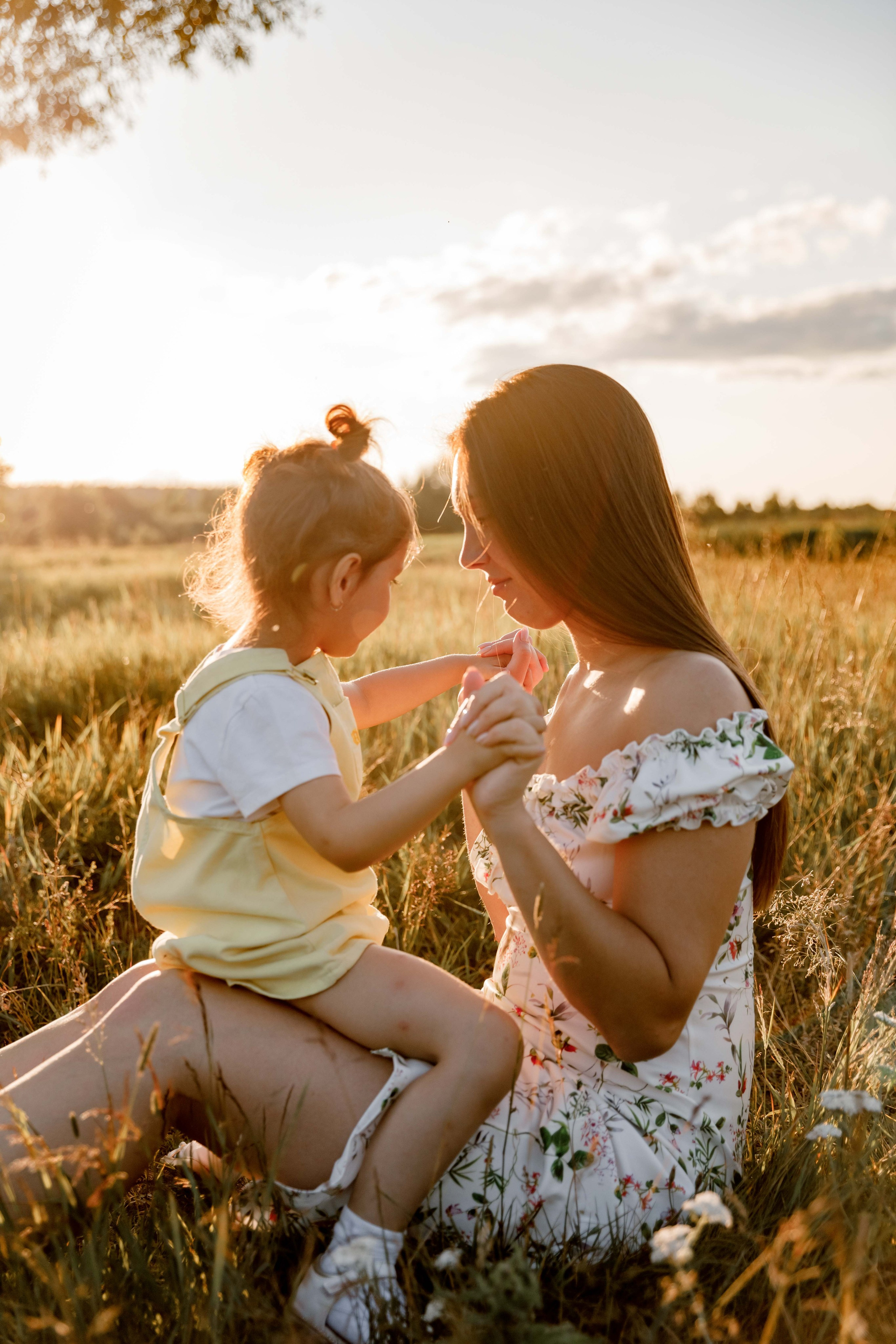 Ира с дочкой. Свадебный фотограф Евгения Девиченская