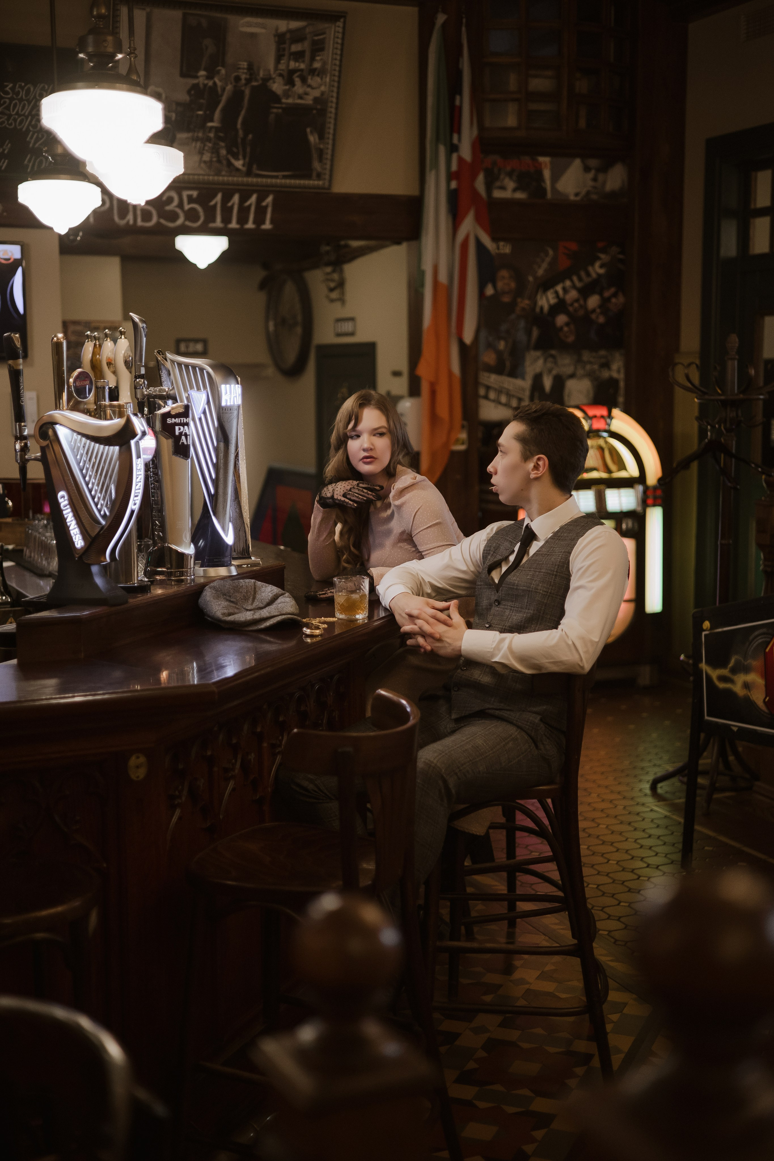 Фотосессия пары в стиле «Острые козырьки». Свадебный и семейный фотограф в Самаре и Тольятти | Елена Топанцева