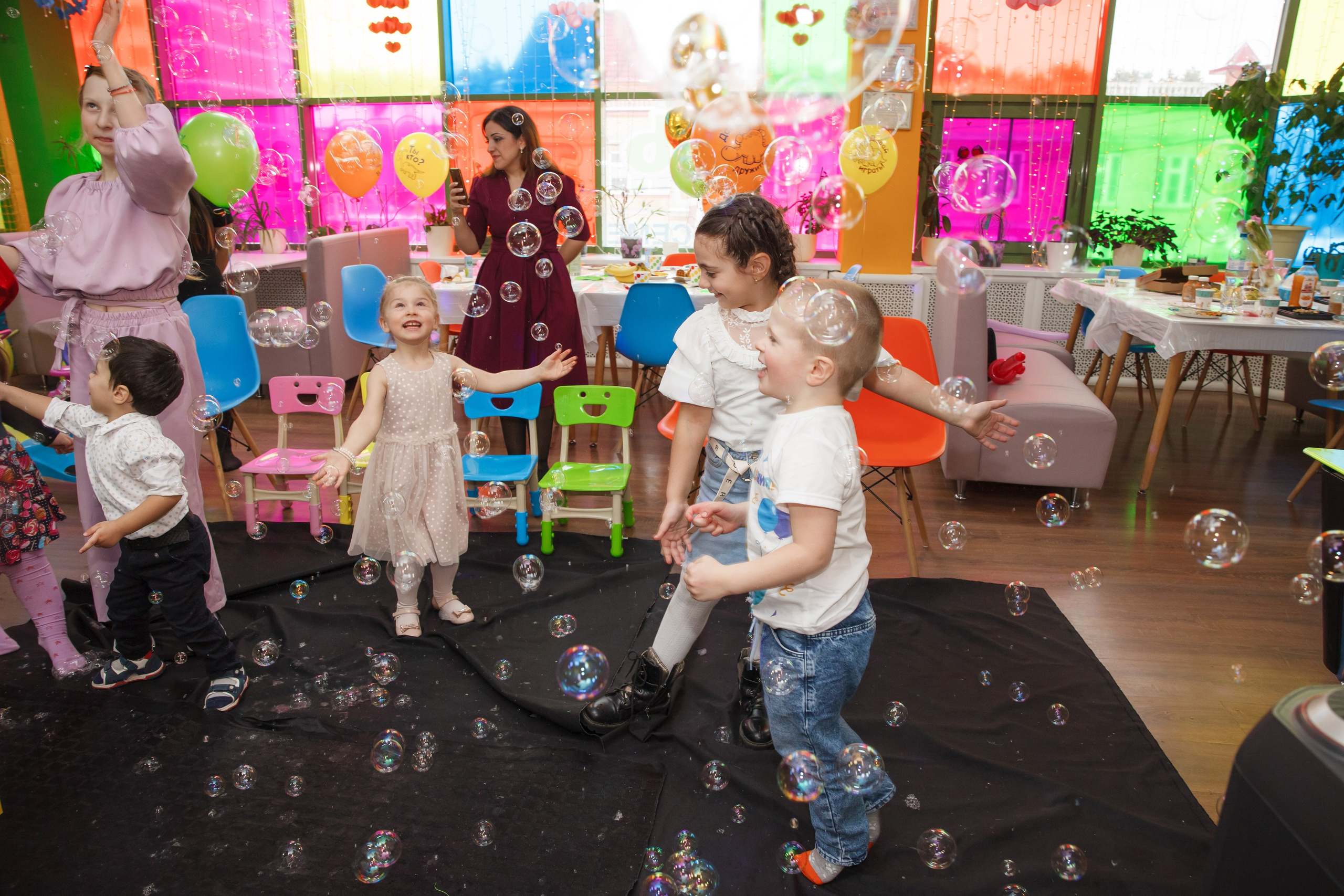 Детский День Рождения, Мише 3 годика, «Мультяшка». Свадебный и репортажный фотограф (Москва, Королев и другие)