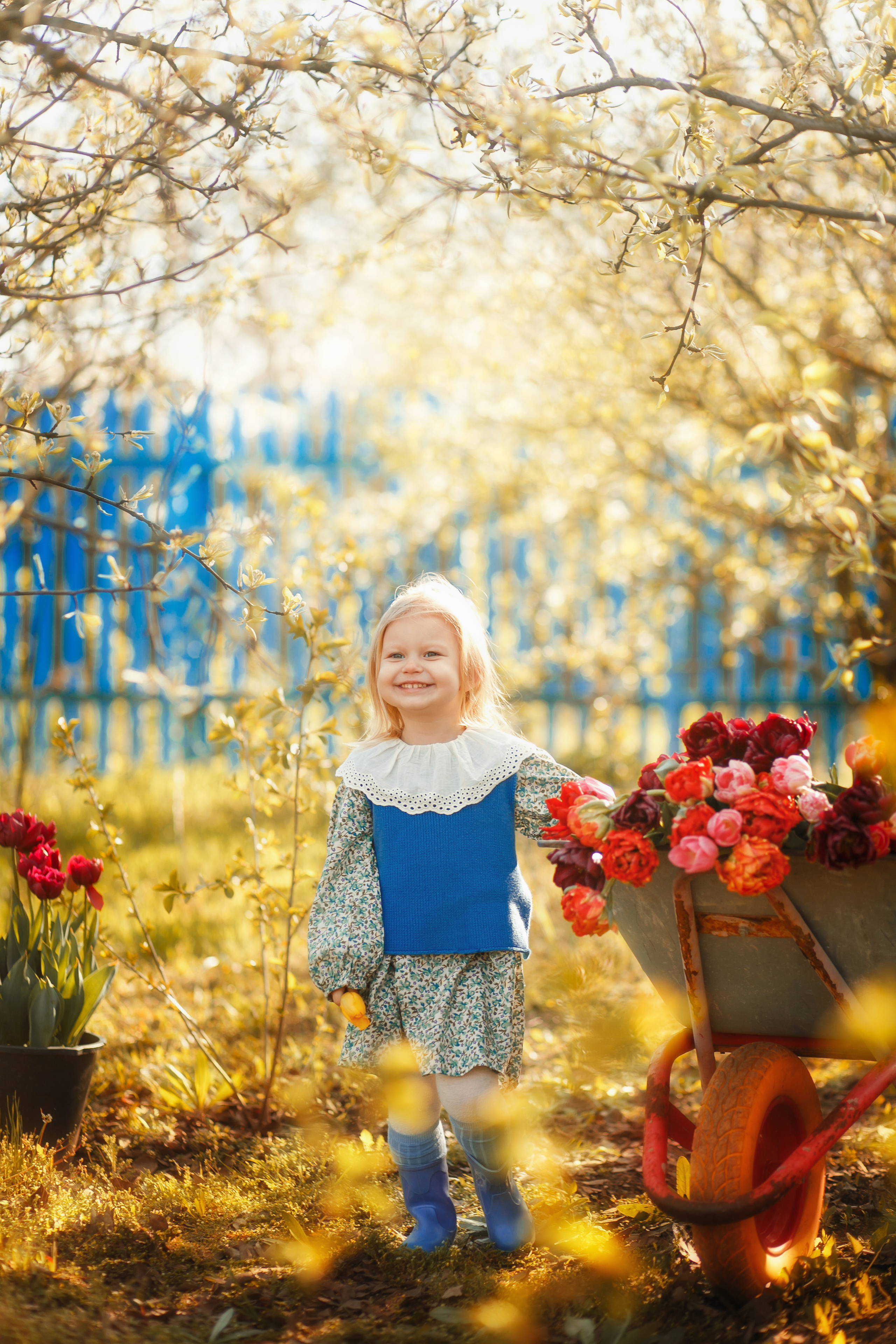 Ляля и тюльпаны. Свадебный и семейный фотограф  Новочеркасск Виктория Литвиненко