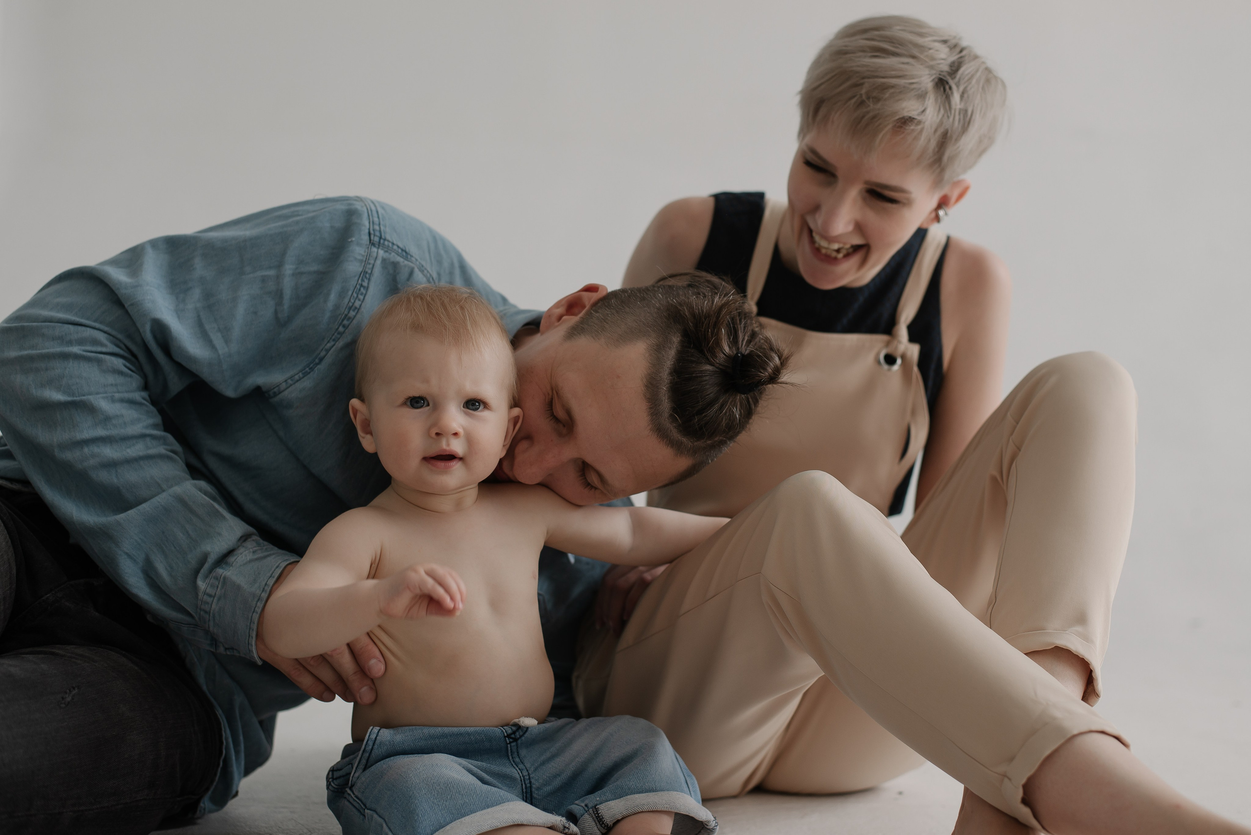 Родион, Ольга и Елисей. Портретный фотограф Ксения Люндовская