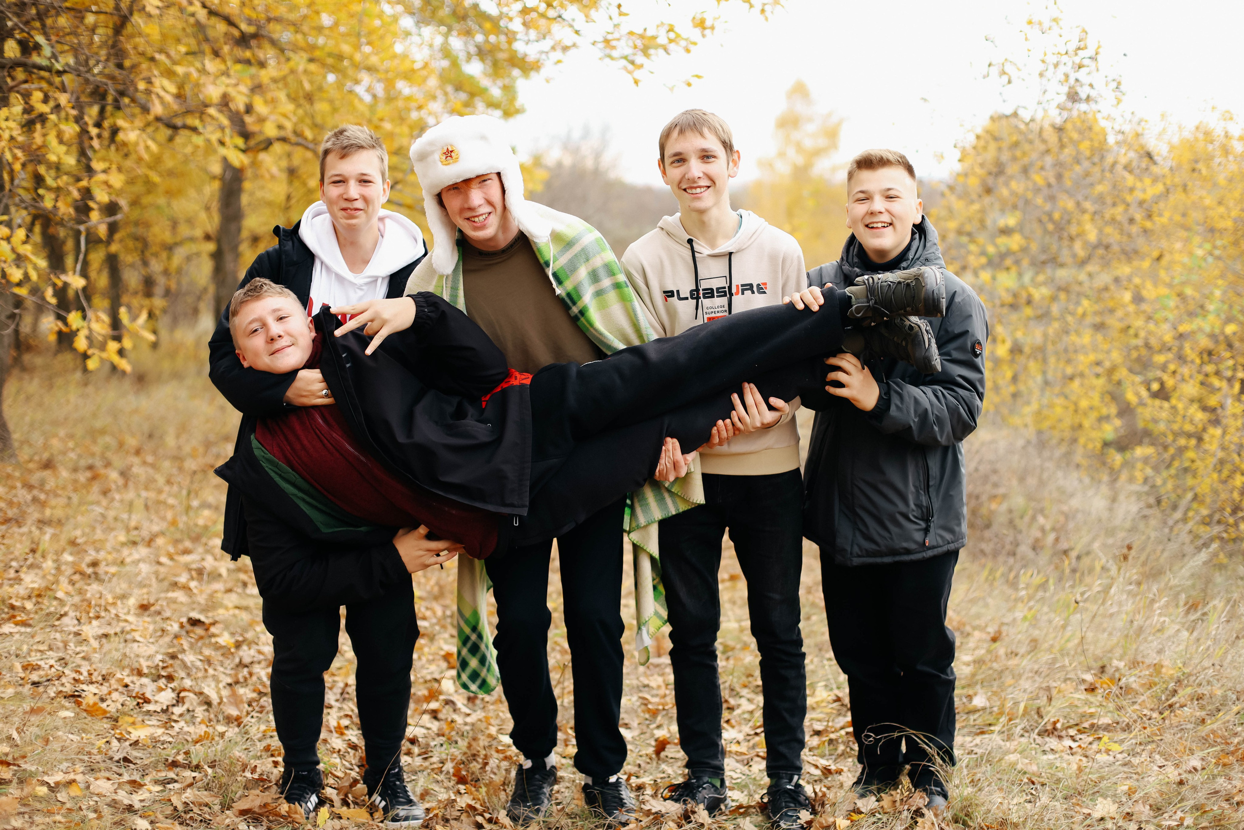 Осенняя фотосессия класса. Семейный и свадебный фотограф в Пензе Валерия Филюкова