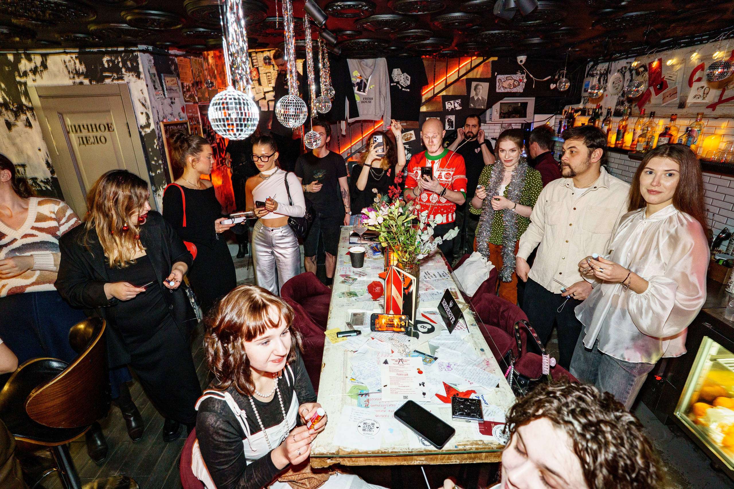 Репетиция Нового года в Баре Разбитых сердец. Концертный и репортажный фотограф в Санкт-Петербурге Слава Пахомов