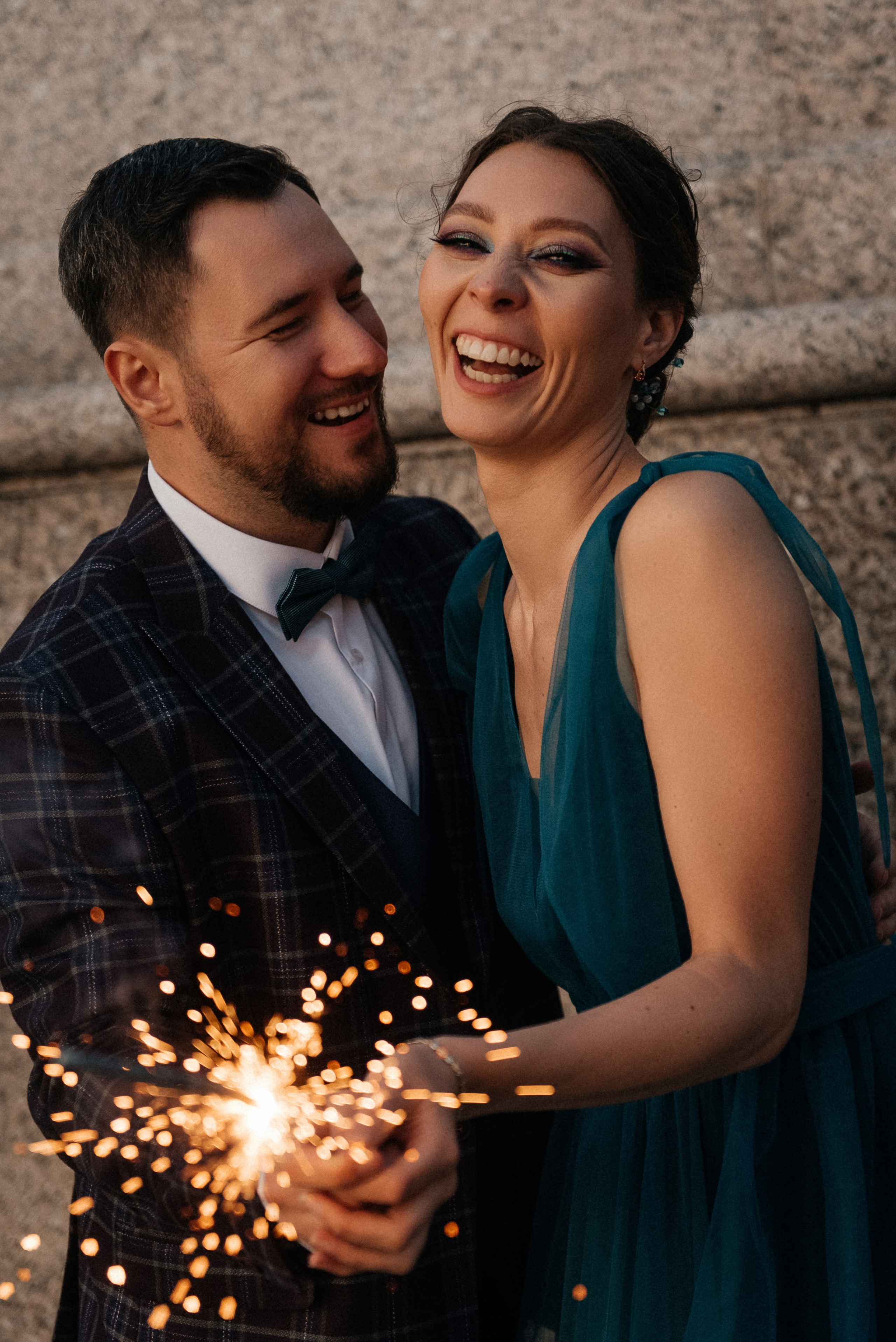 фотосессия с бенгальскими огнями