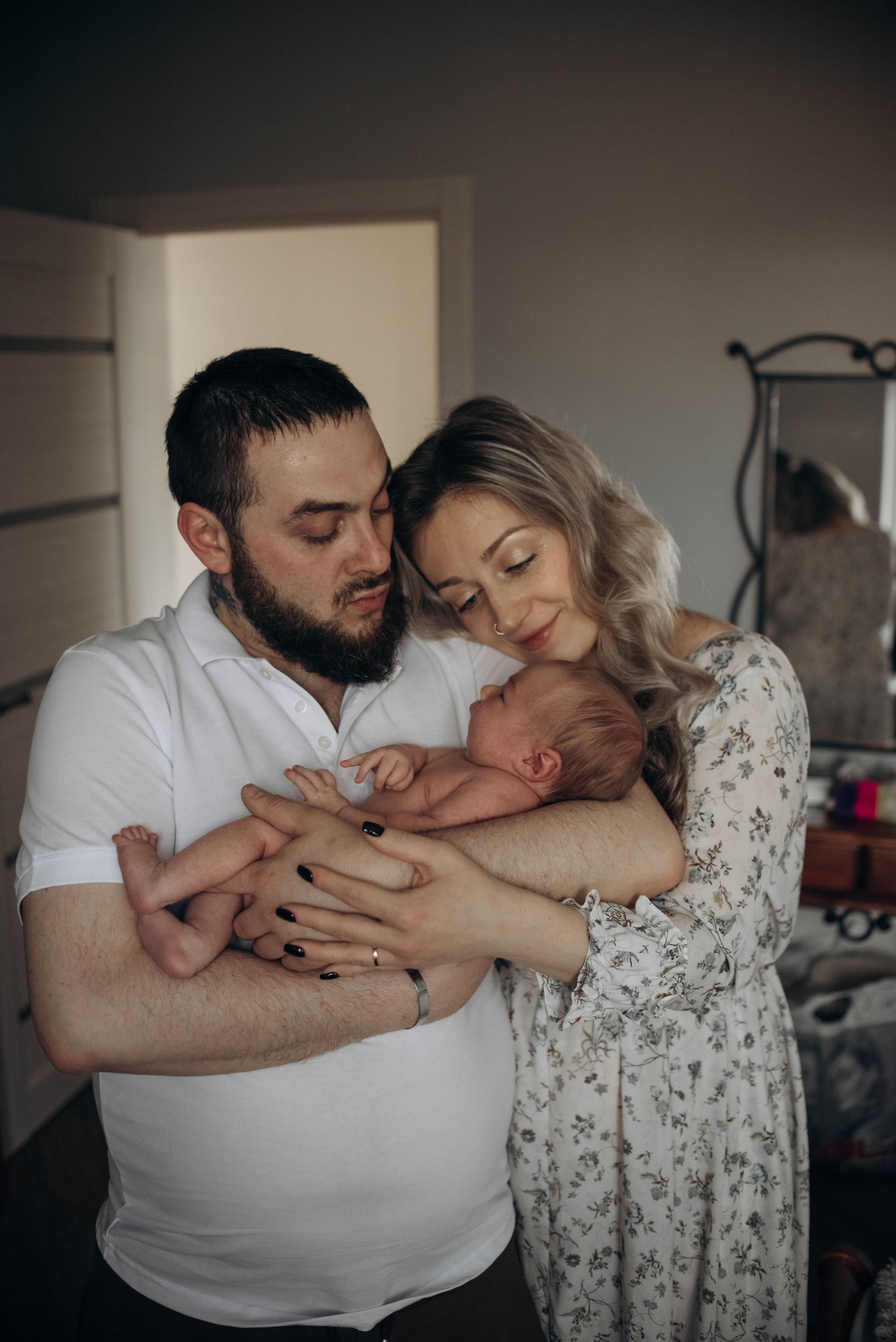 Большое маленькое чудо. Домашняя съемка новорожденного. Семейный фотограф в Железнодорожном Масаева Елена